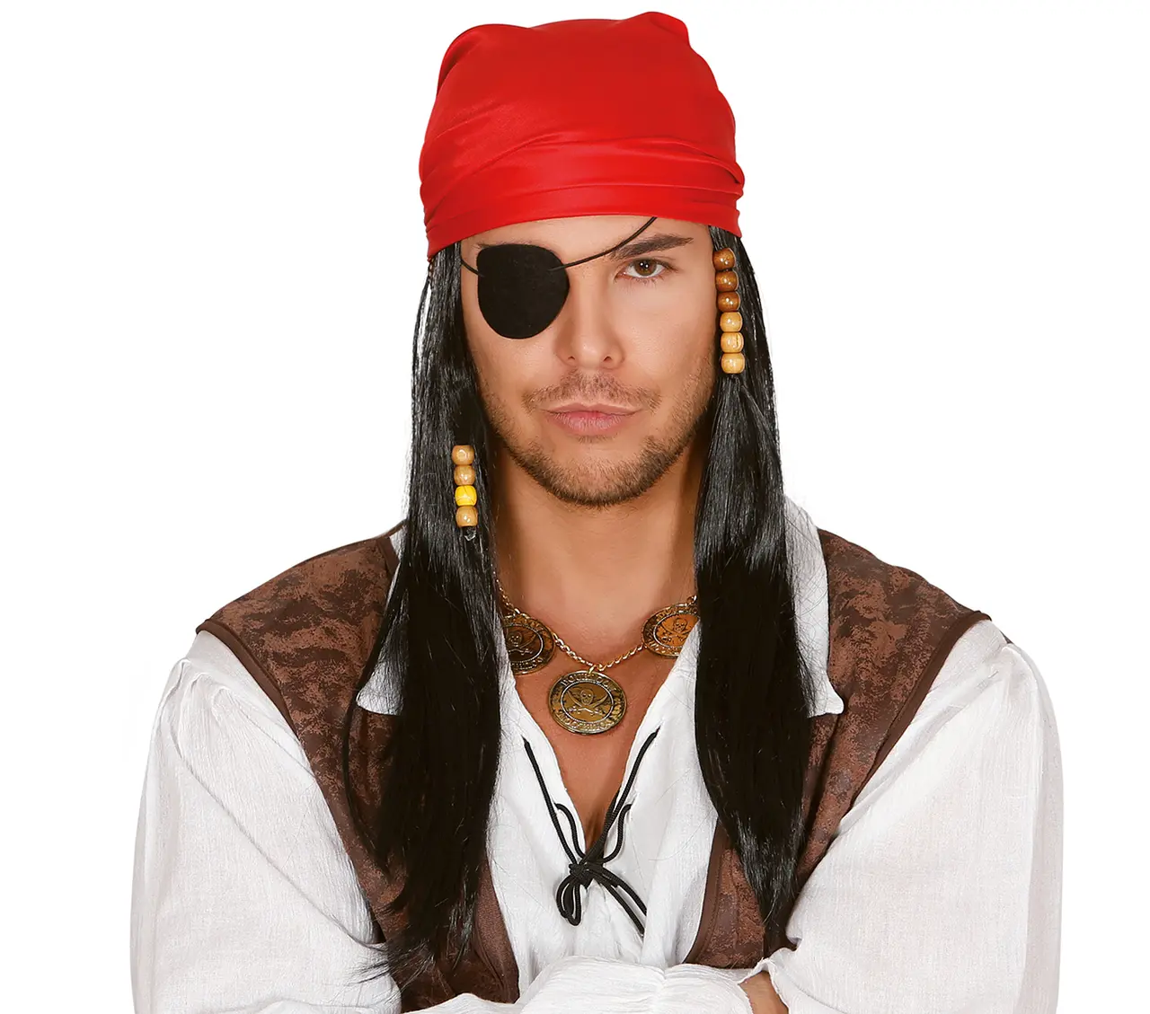 Piratparyk og tørklæde (i æske)