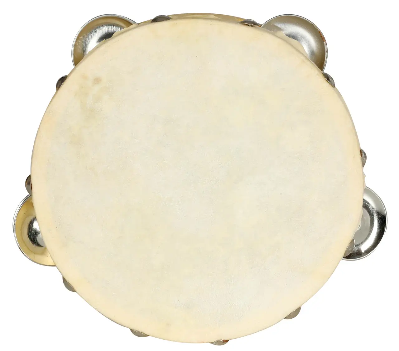 Lædertamburin, 14,5 cm