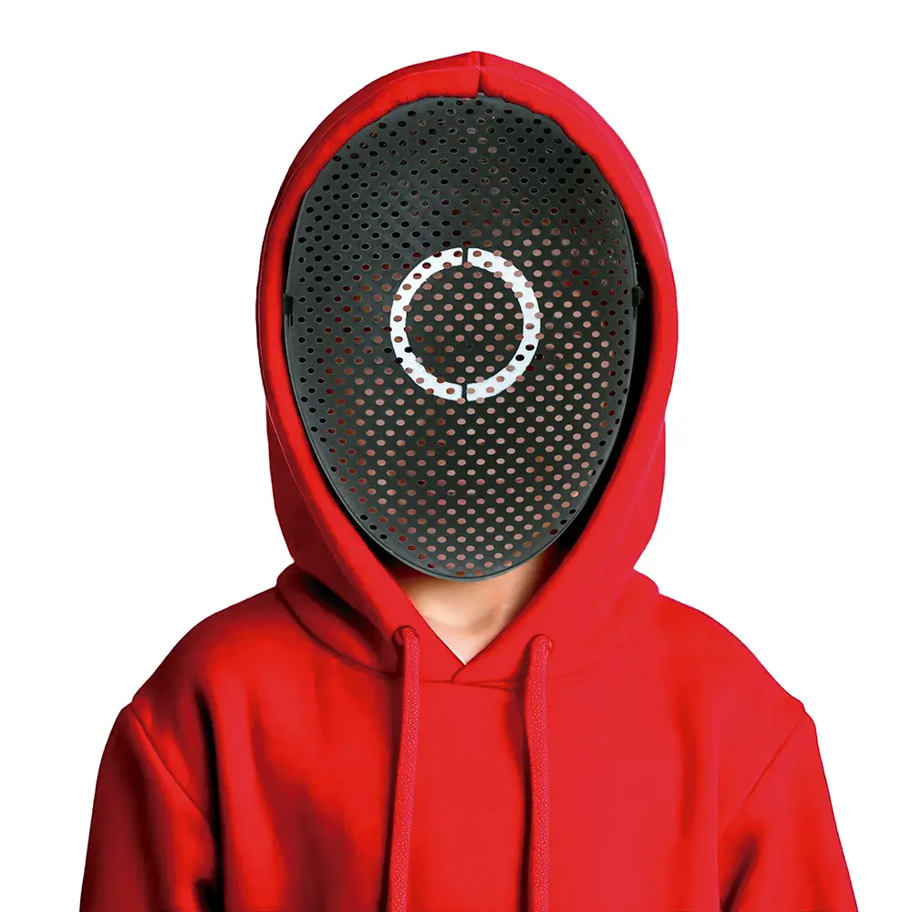 Gamer-maske med cirkel til børn, PVC