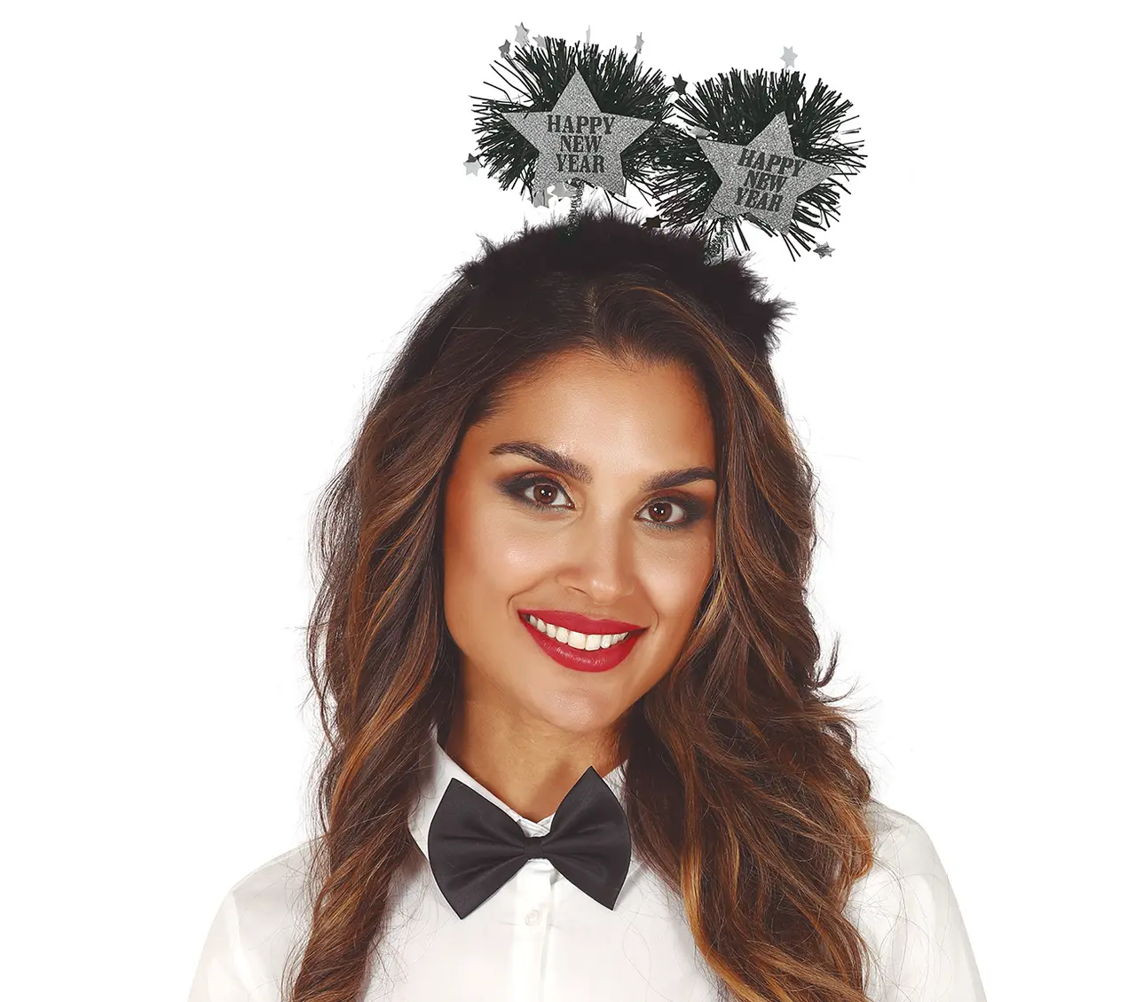 Stjernehårbøjle "Happy New Year", assorteret