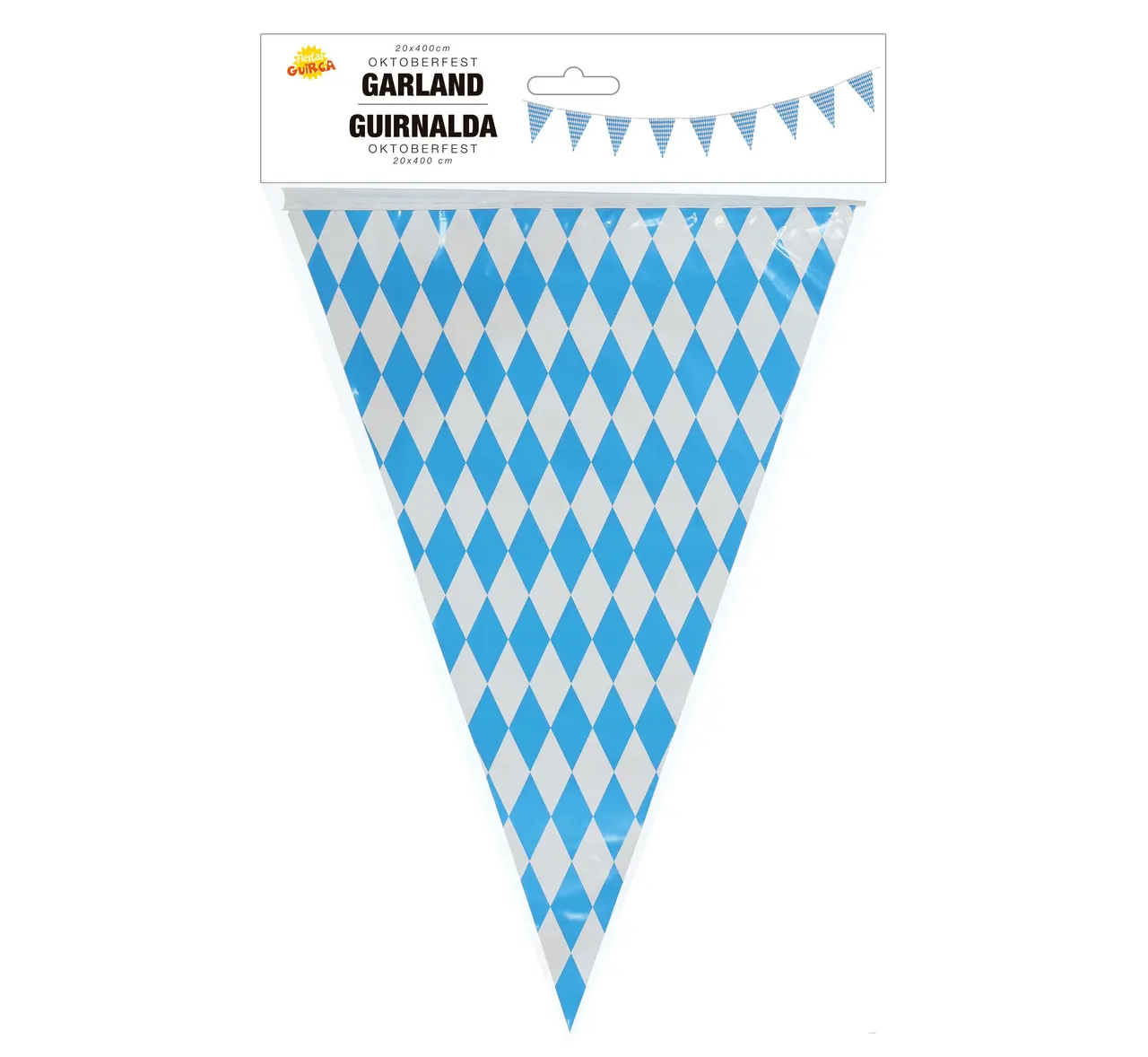 Oktoberfest-vimpelkæde 4 m
