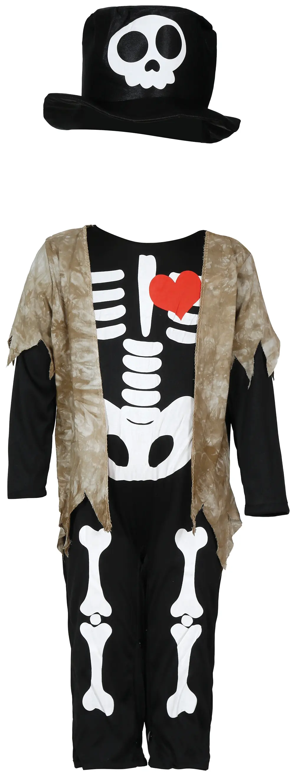 Lille skelet – kostume til baby