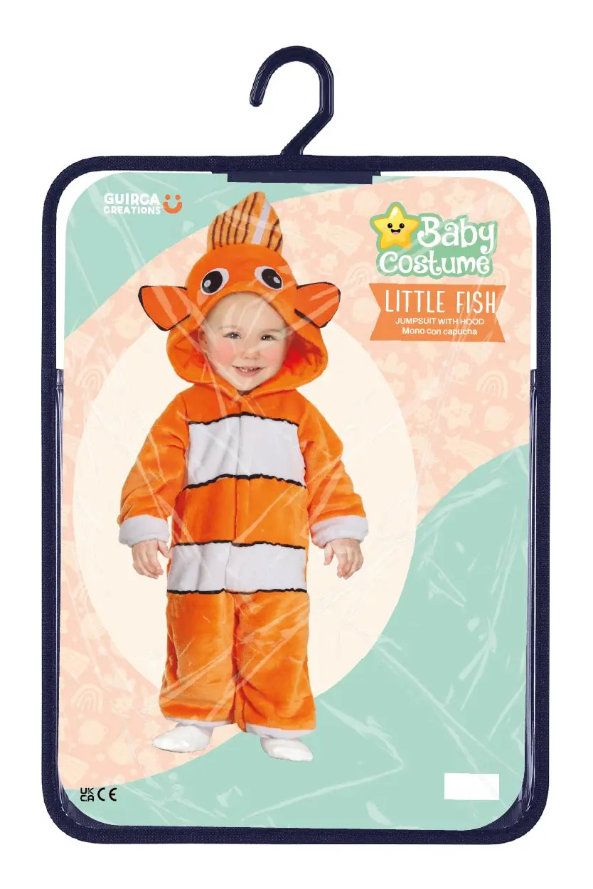 Lille fisk – kostume til baby