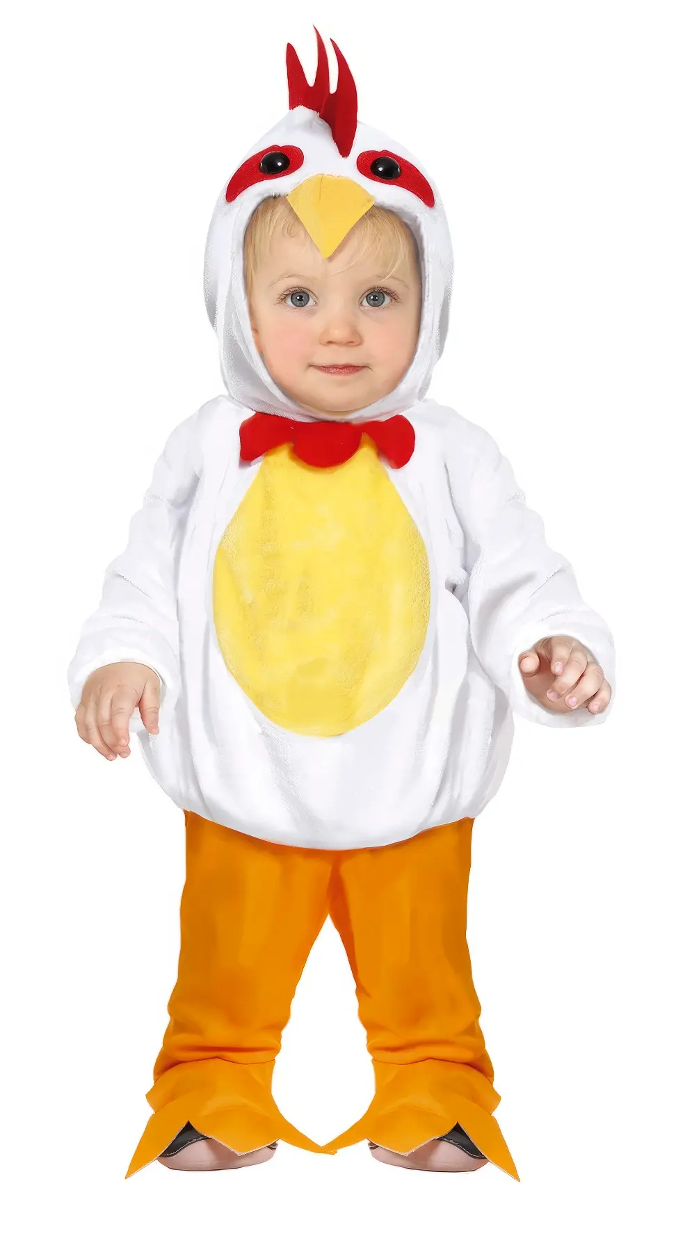 Kylling – kostume til baby, hvid