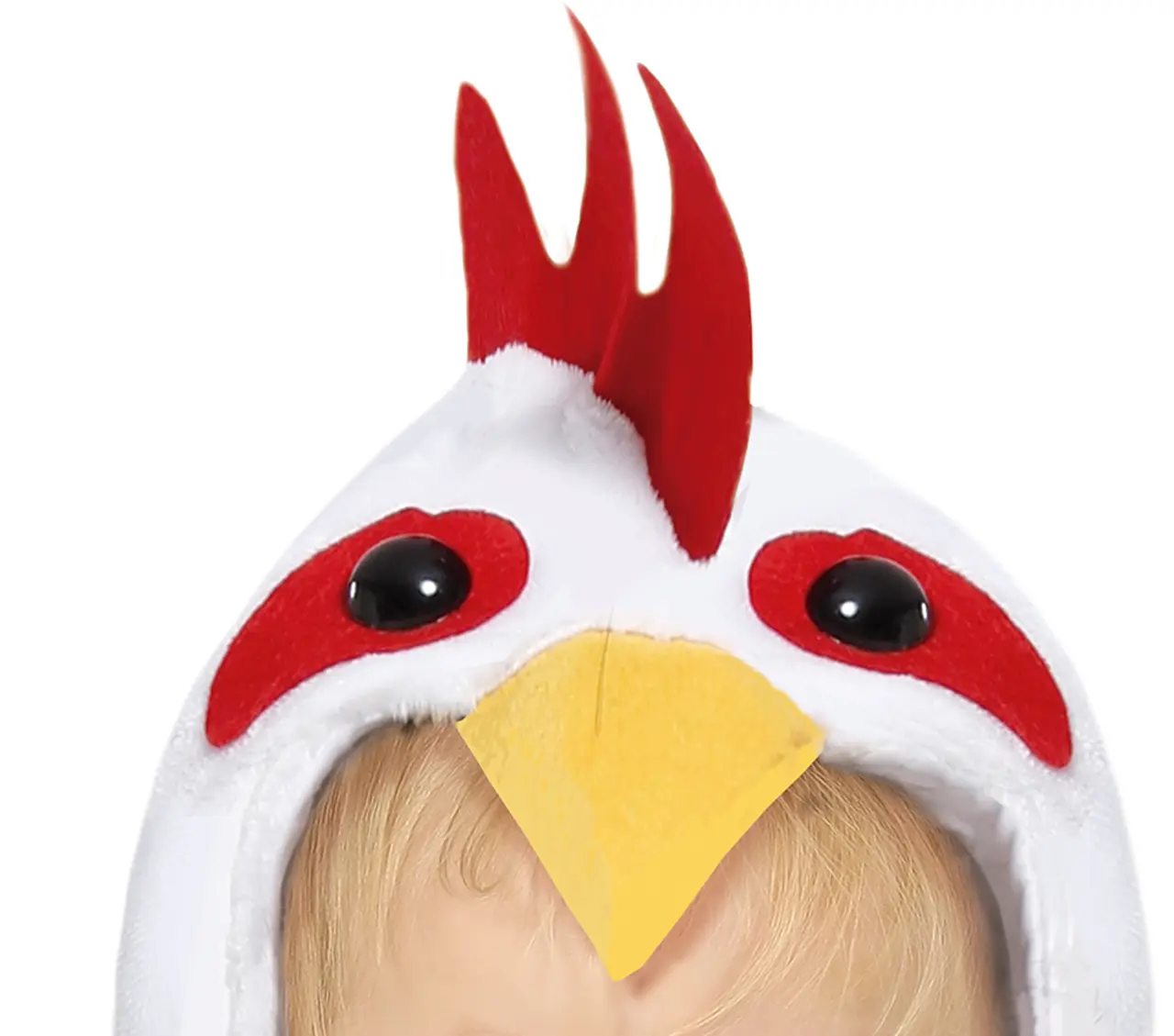 Kylling – kostume til baby, hvid