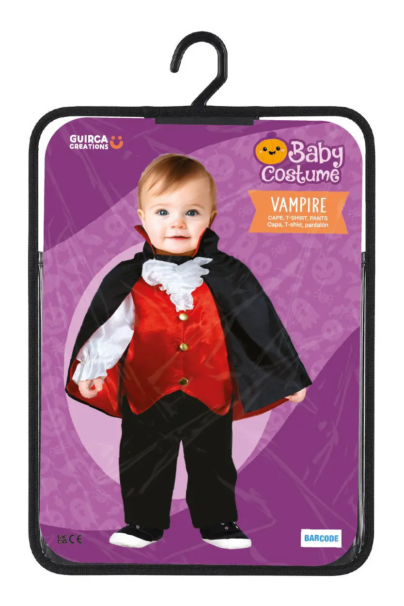 Vampyr – kostume til baby, model 76156