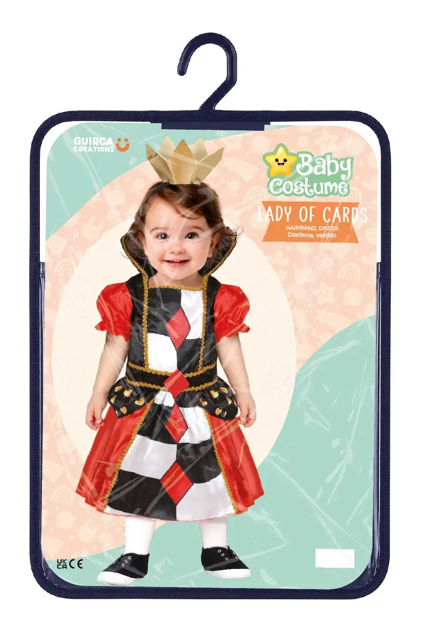 Hjertedronning – kostume til baby