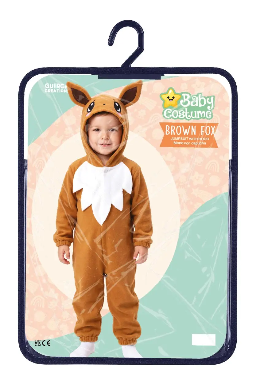 Brun ræv – kostume til baby