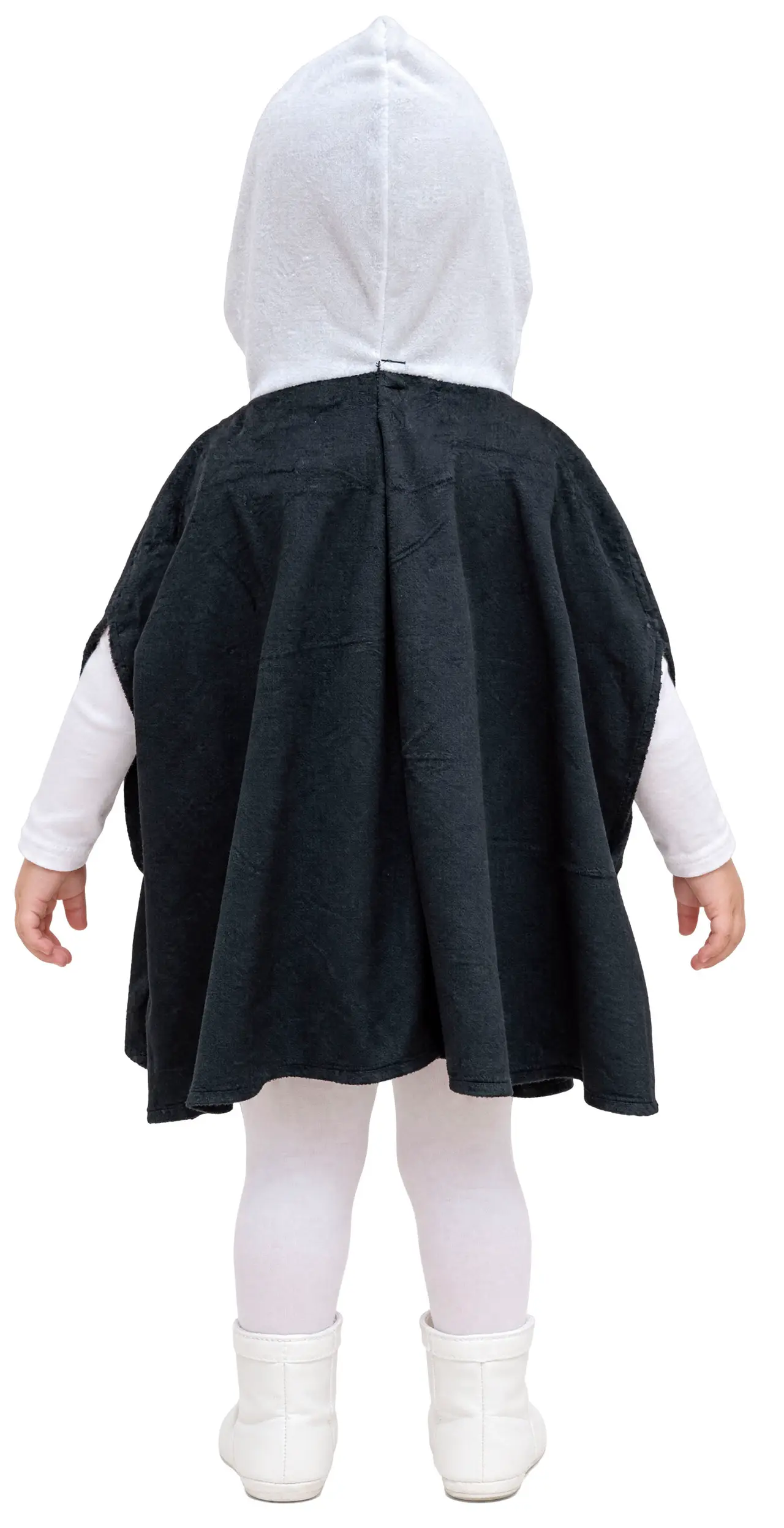 Skeletponcho – kostume til baby
