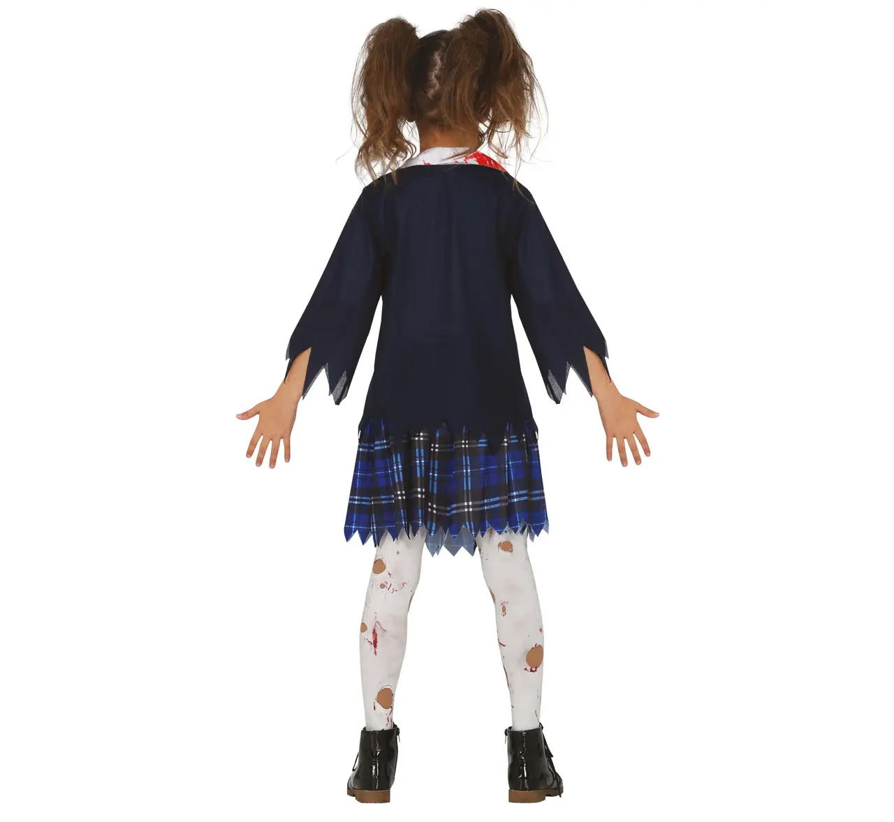 Zombie-gymnasieelev – kostume til piger