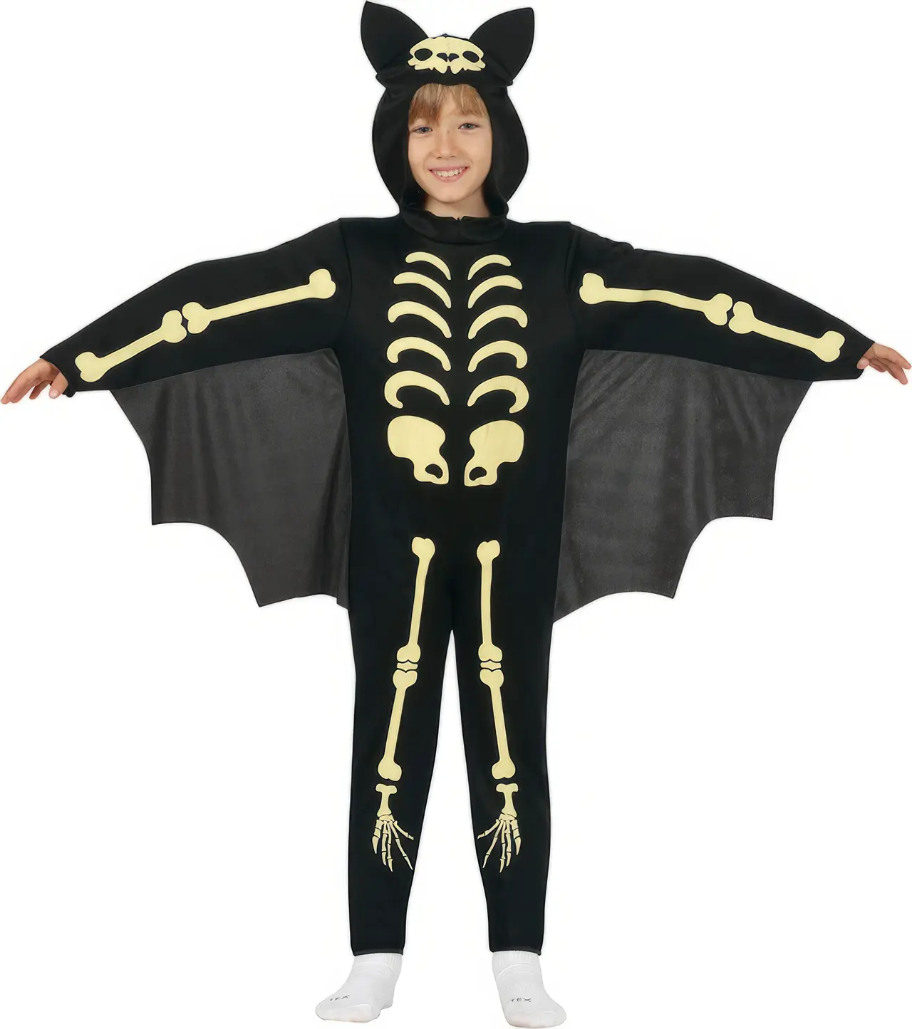 Skeletflagermus – kostume til børn