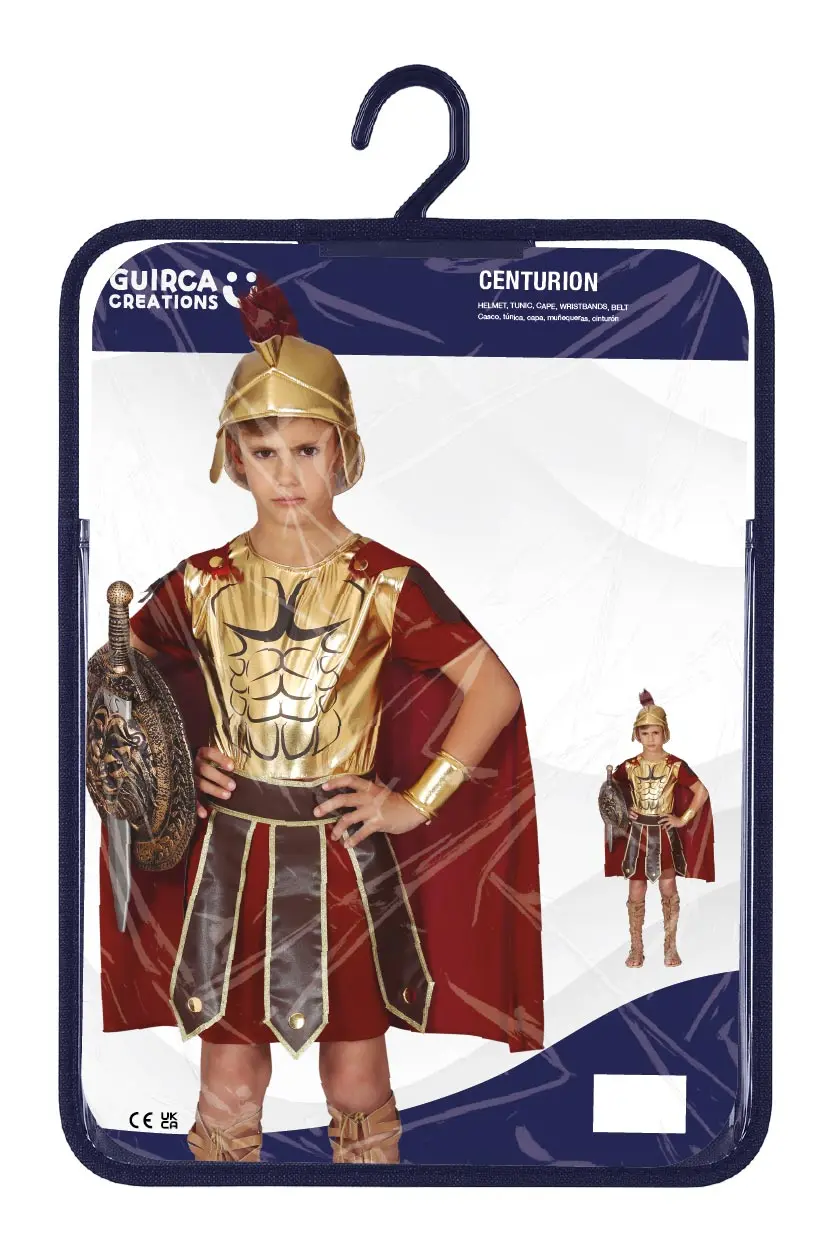 Centurion – kostume til drenge, brun og guld