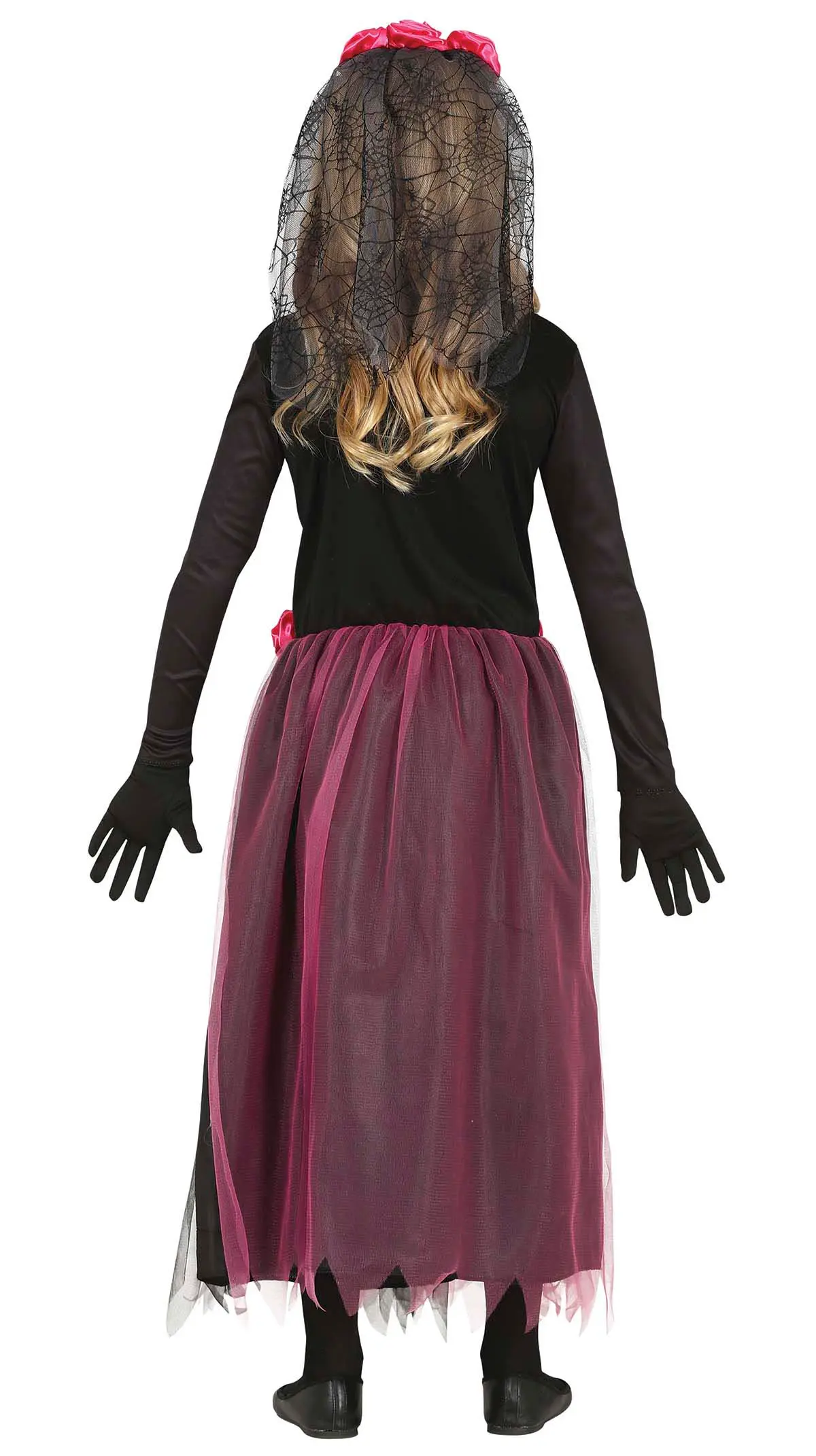 Catrina – kostume til piger, sort og flerfarvet, model 77659