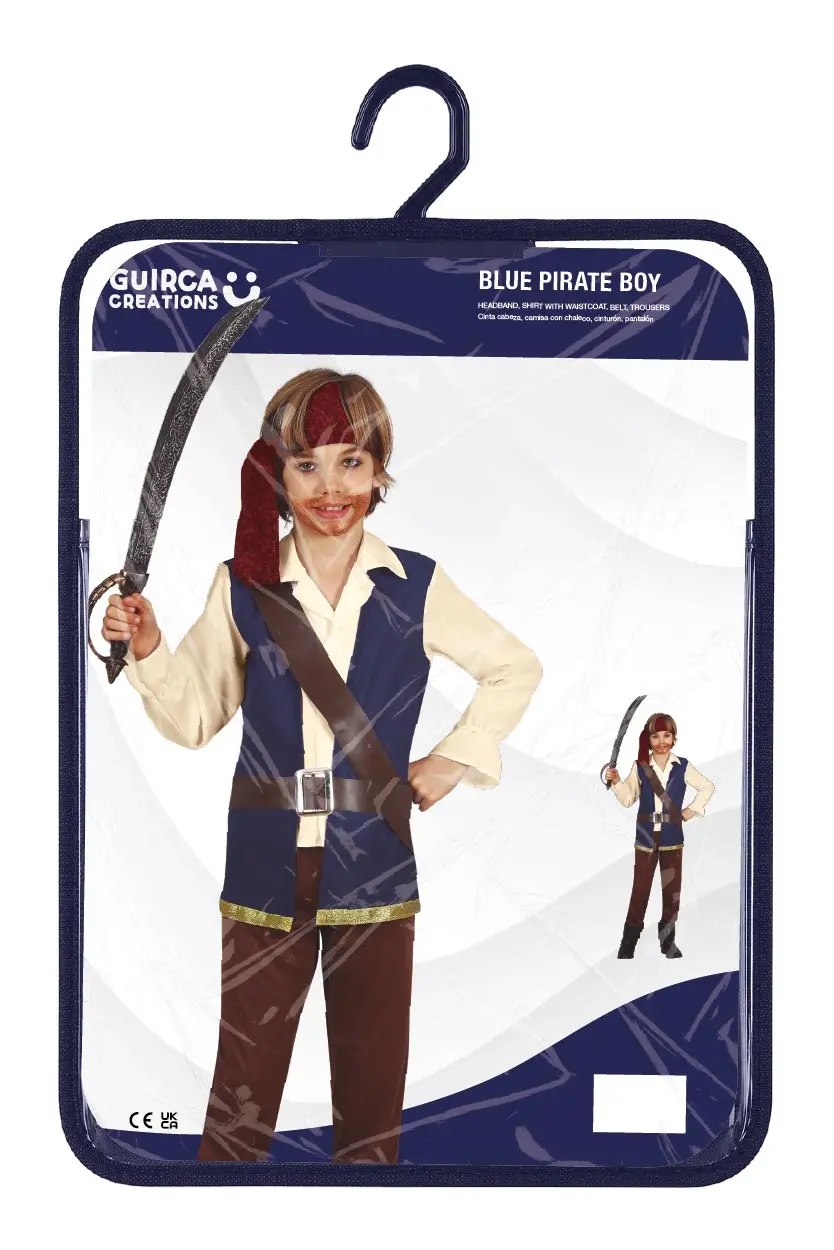 Pirat – kostume til drenge, brun og beige