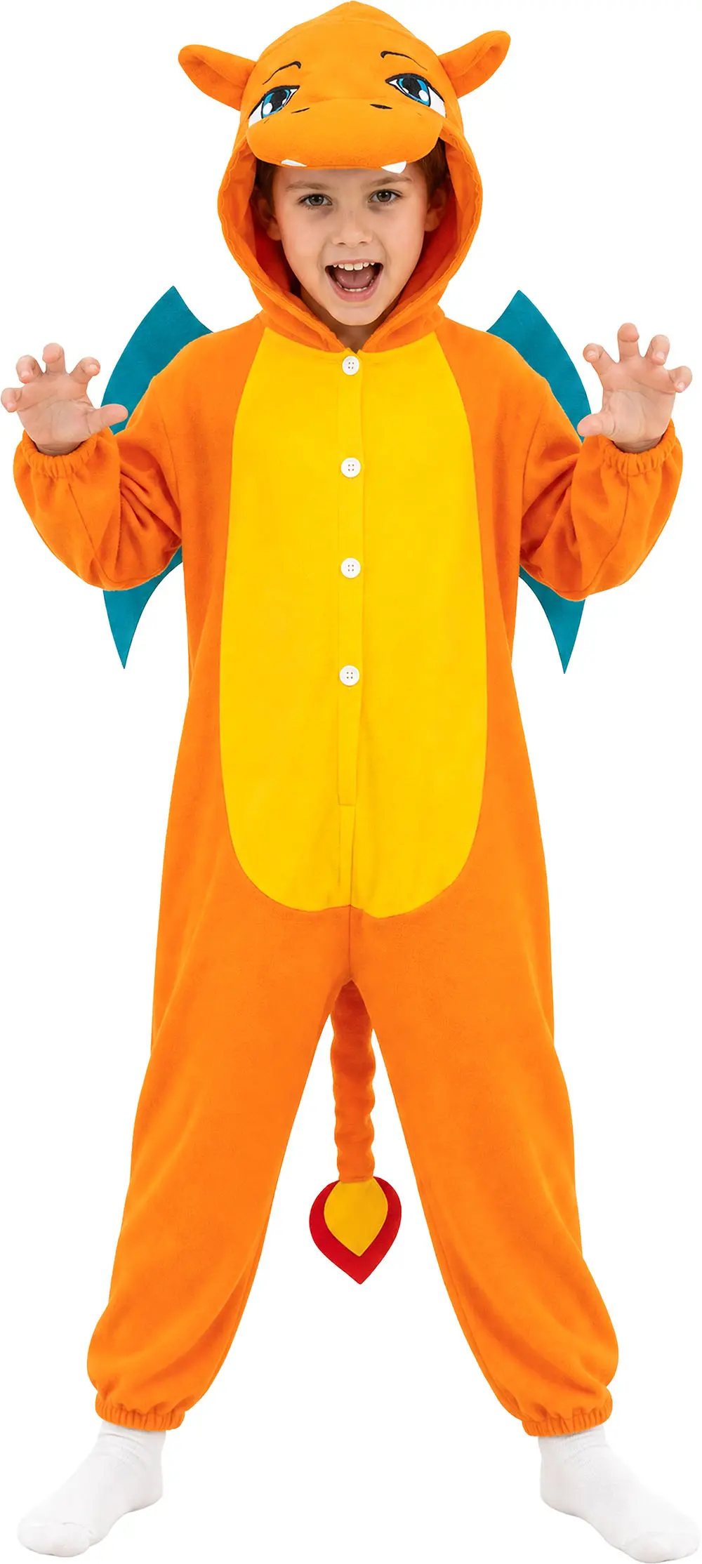 Drage – kostume til børn, orange
