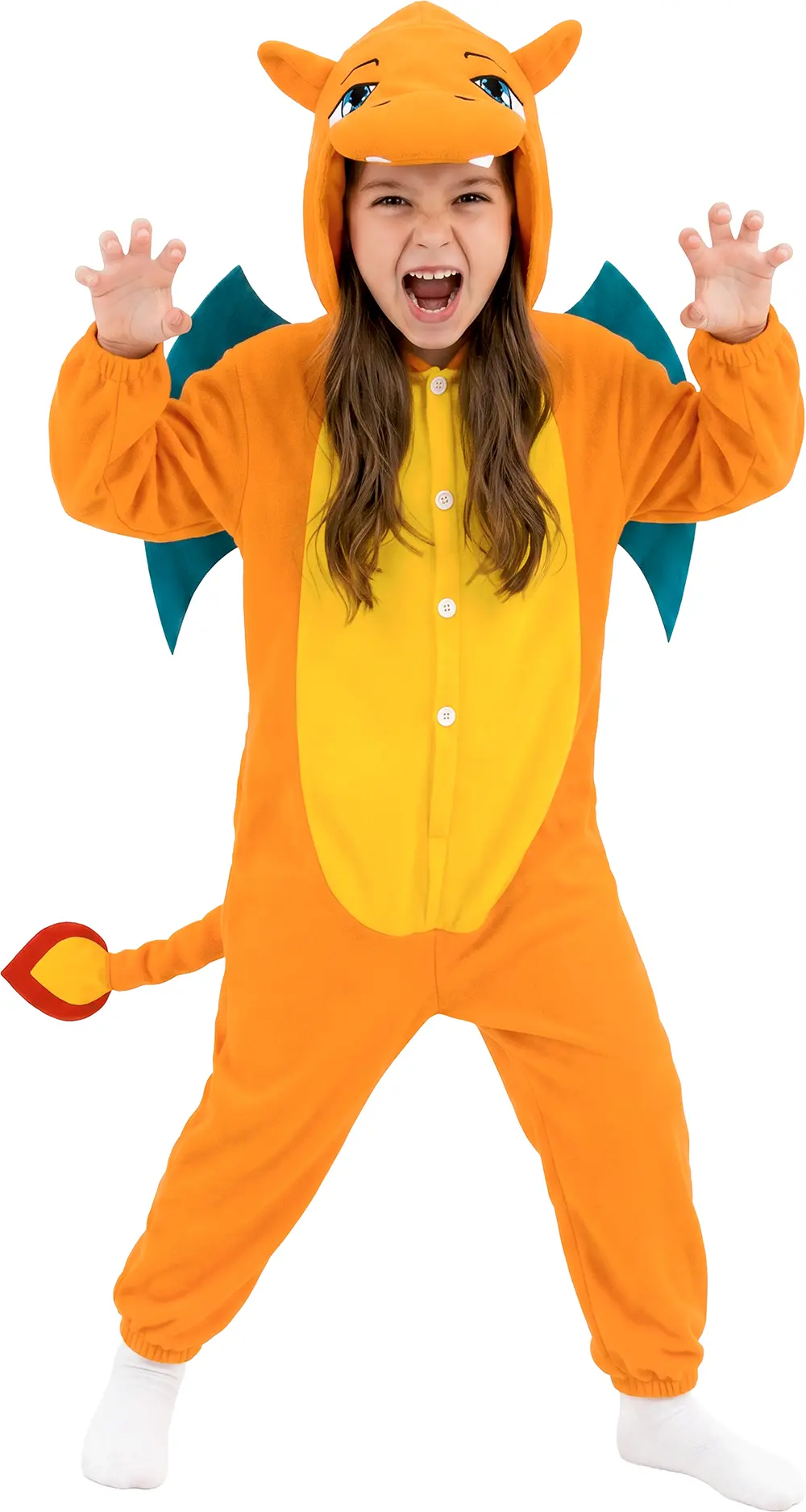 Drage – kostume til børn, orange