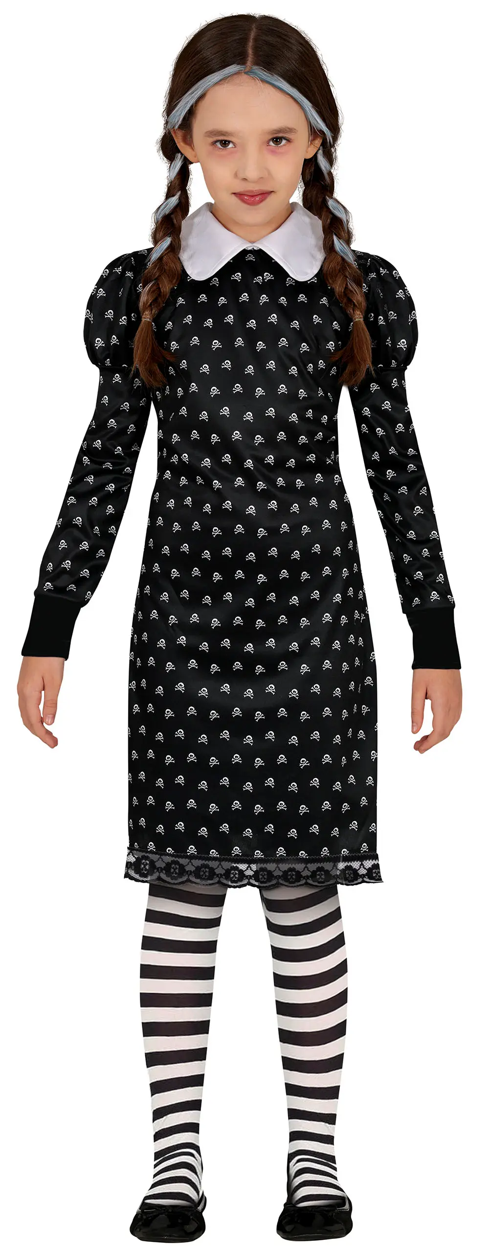 Gotisk pige – kostume til piger, sort, model 78041