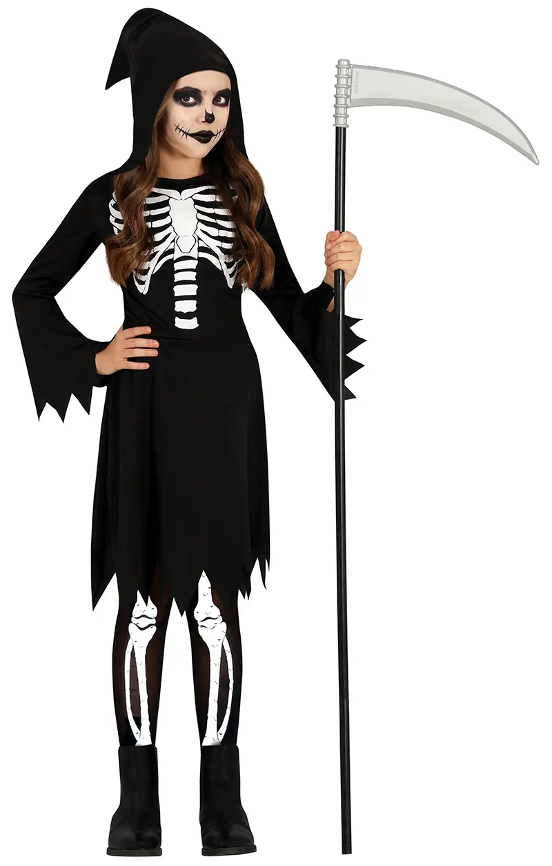Skelet – kostume til piger, model 78110