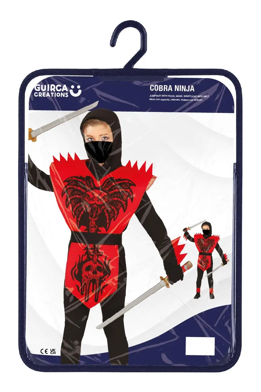 Kobra-ninja – kostume til drenge, model 78154