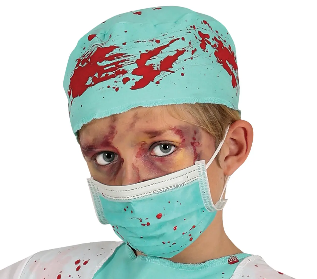 Skelet-zombielæge – kostume til drenge