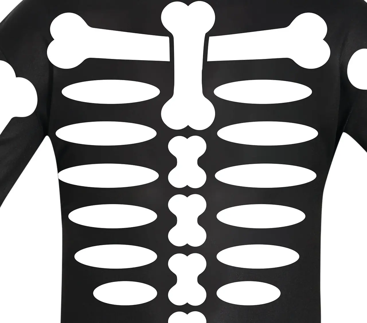 Skelet – kostume til drenge, model 78192