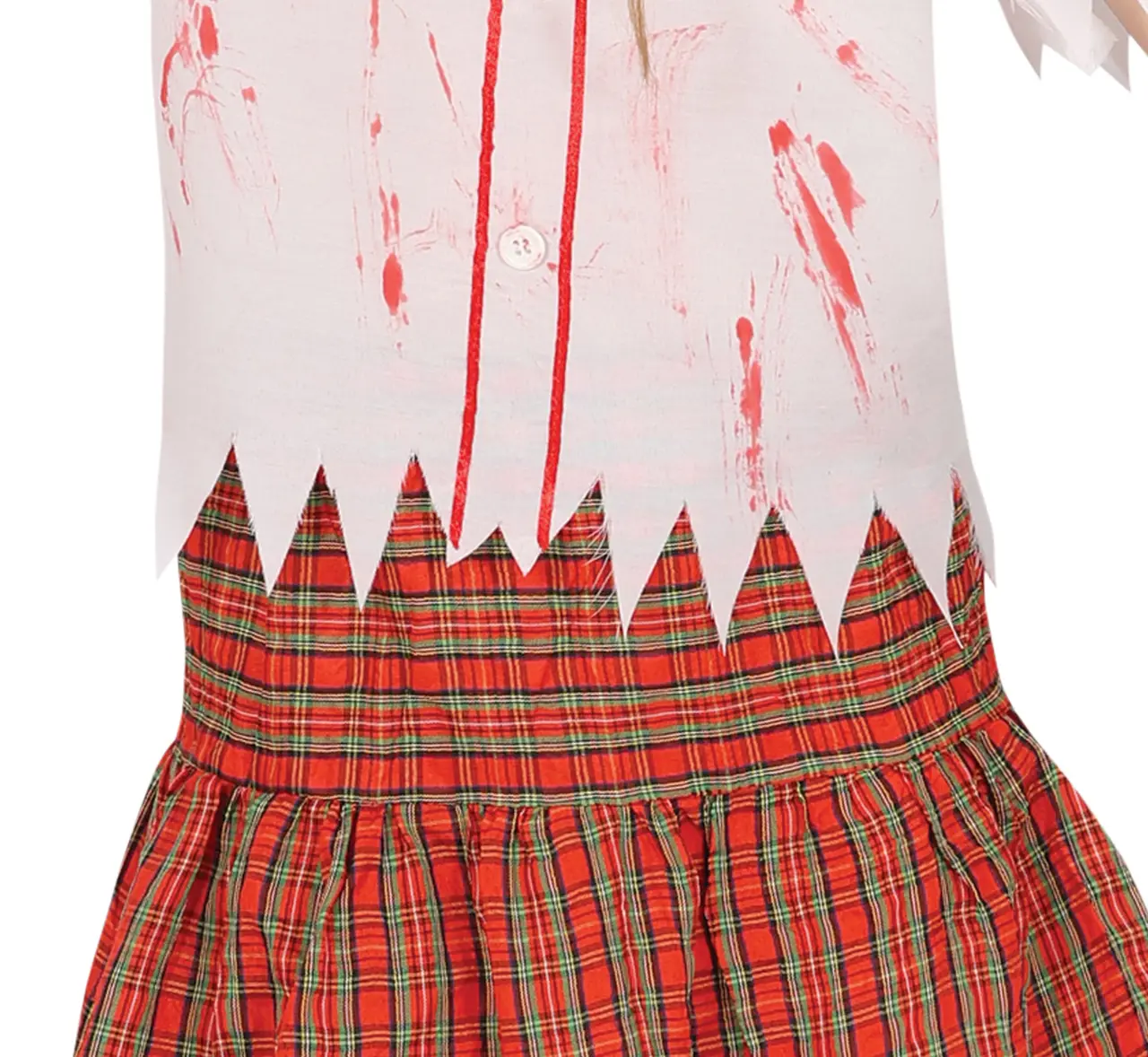Zombie-skoleelev – kostume til piger