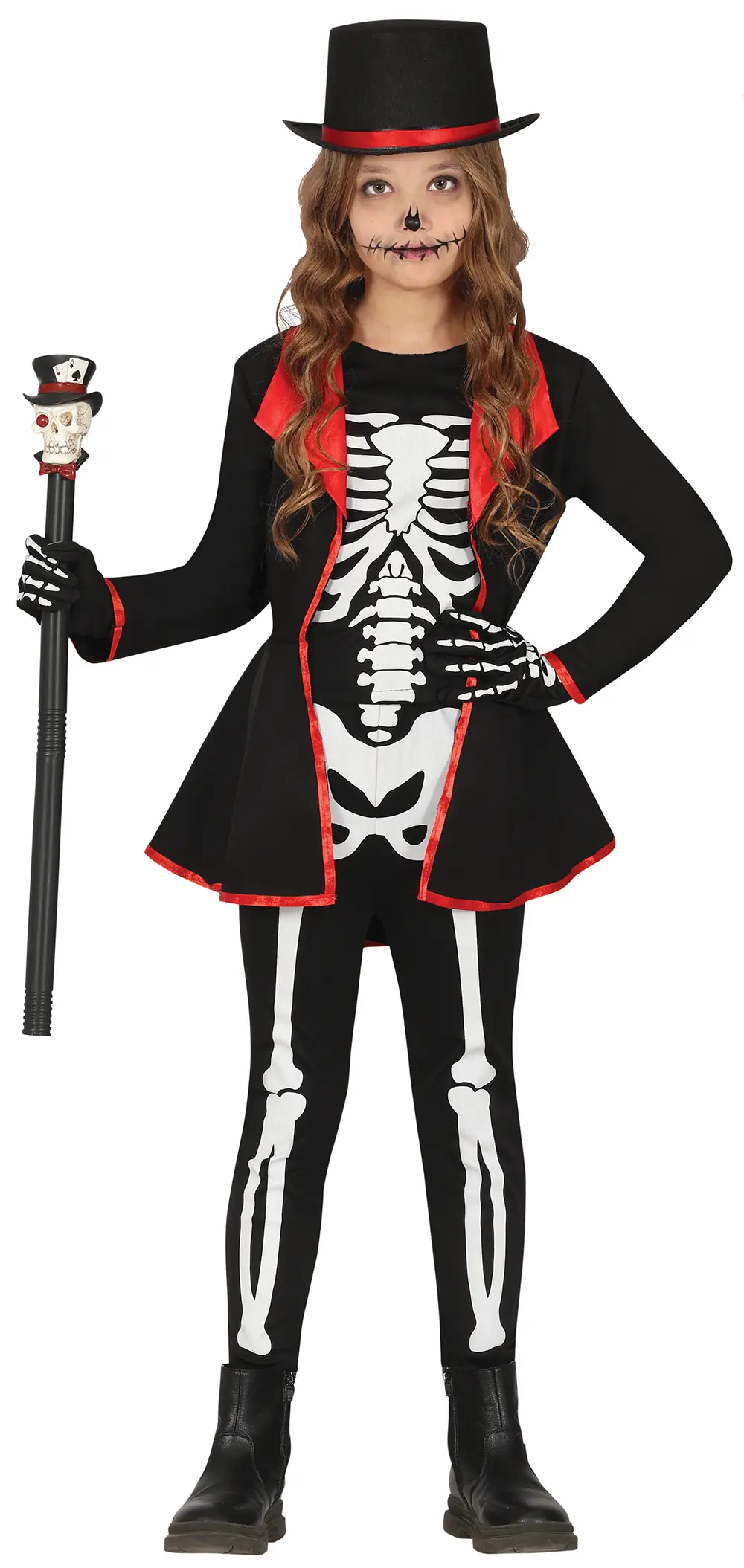 Elegant skelet – kostume til piger