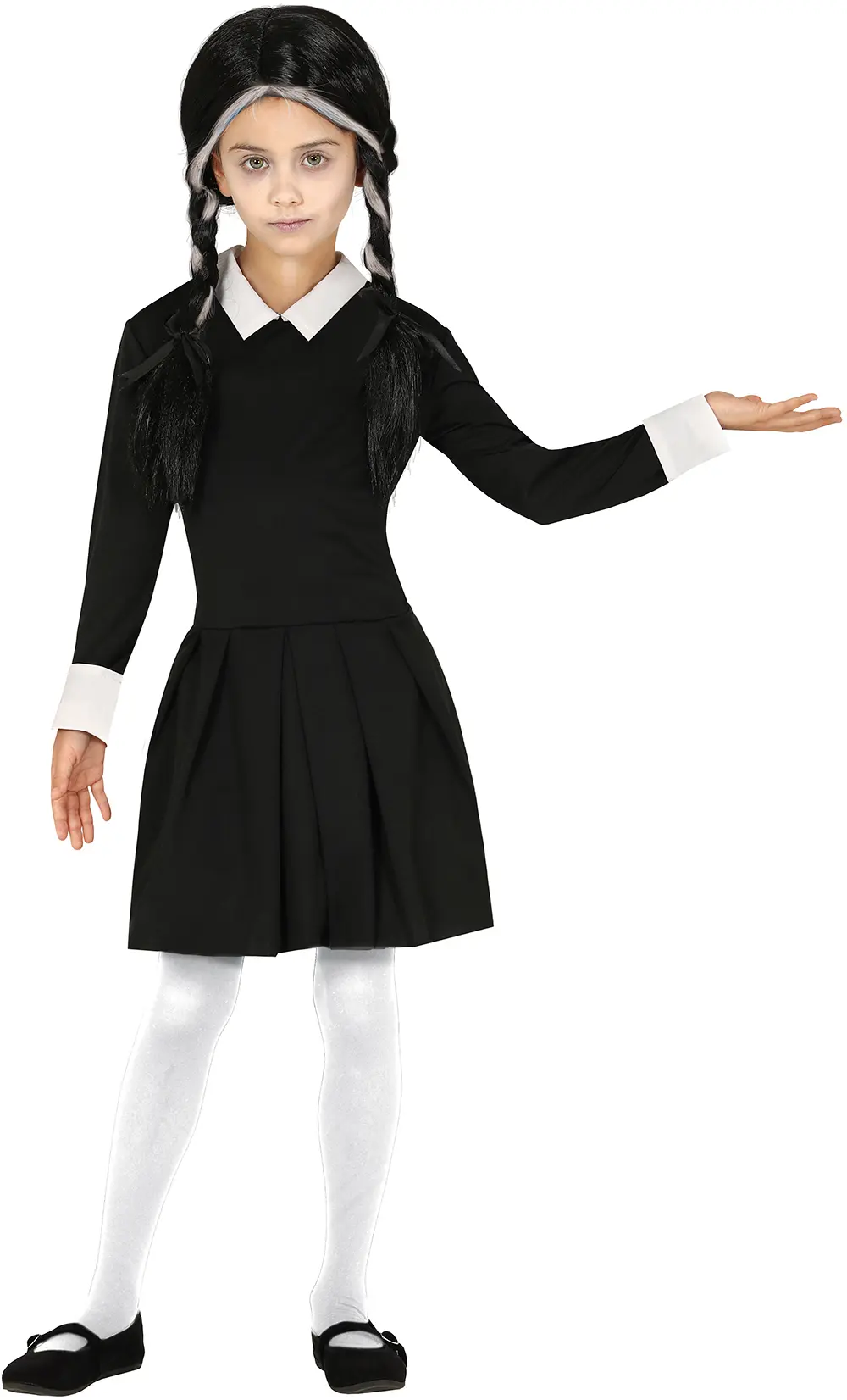 Gotisk pige – kostume til piger, sort, model 78390