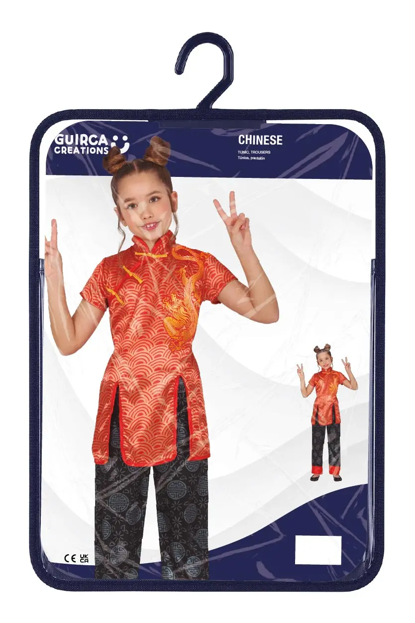 Kinesisk – kostume til piger, model 78509