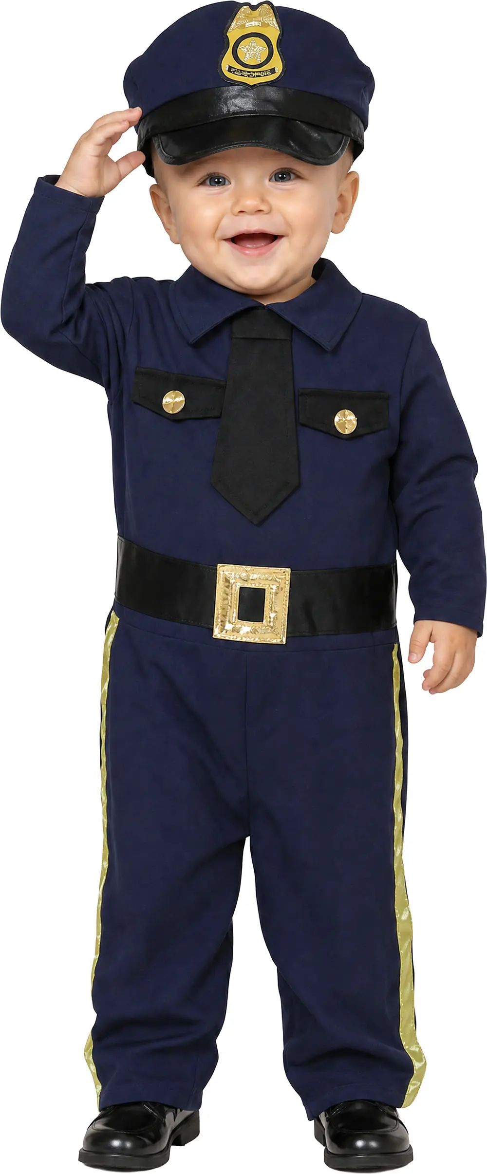 Politi – kostume til baby