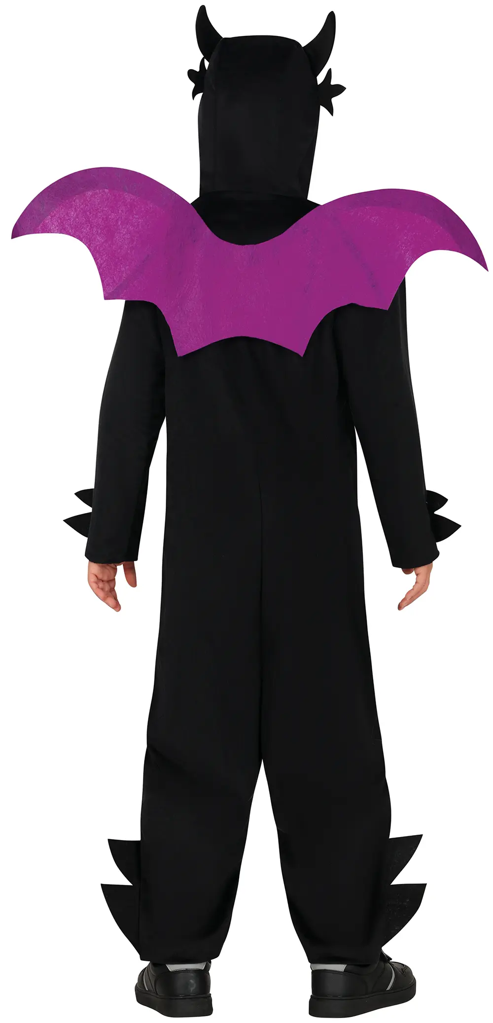 Sort drage – kostume til drenge