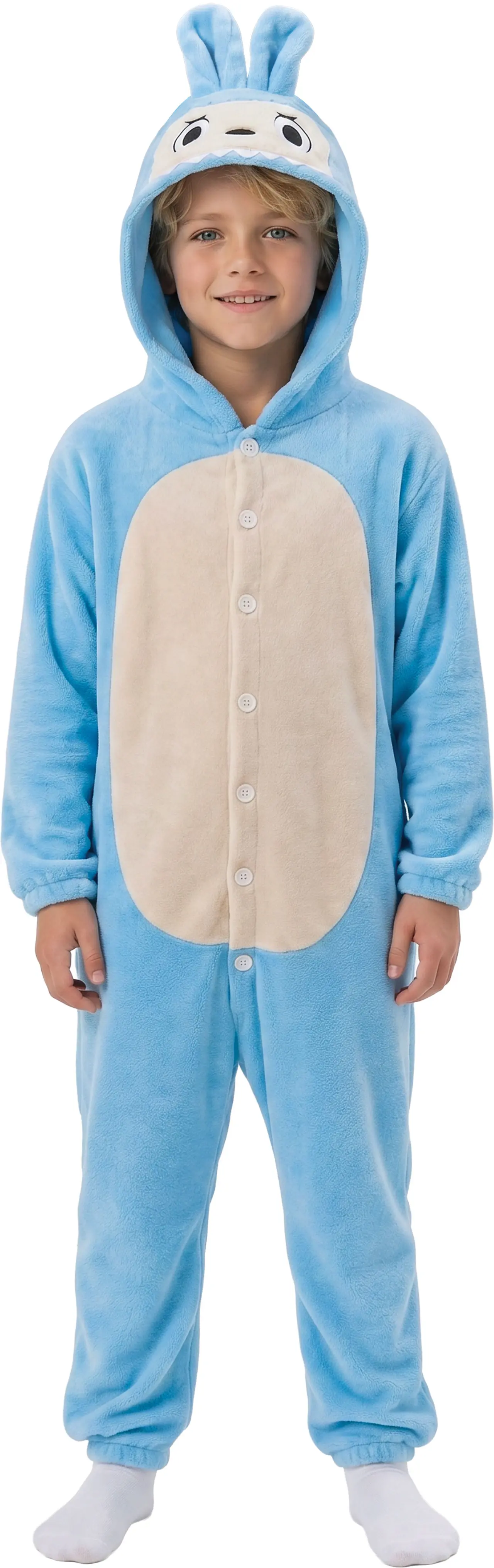 Blå Lulu-monsterpyjamas – kostume til børn