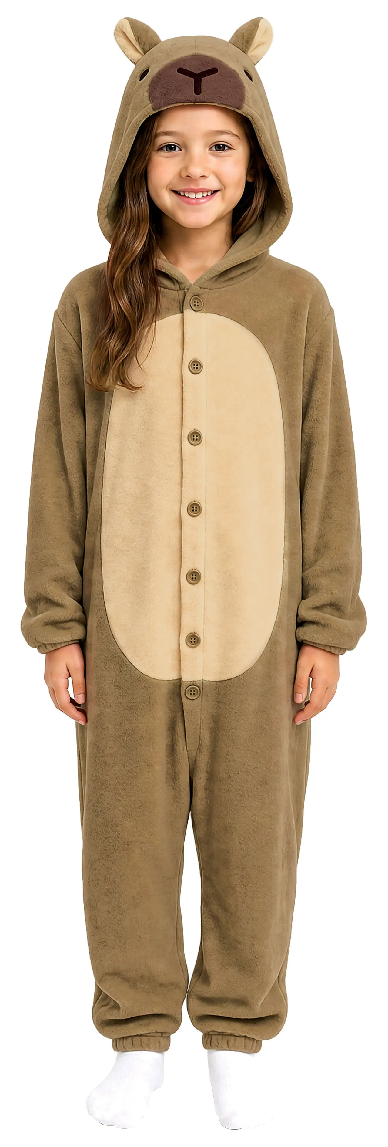 Capybara-pyjamas – kostume til børn