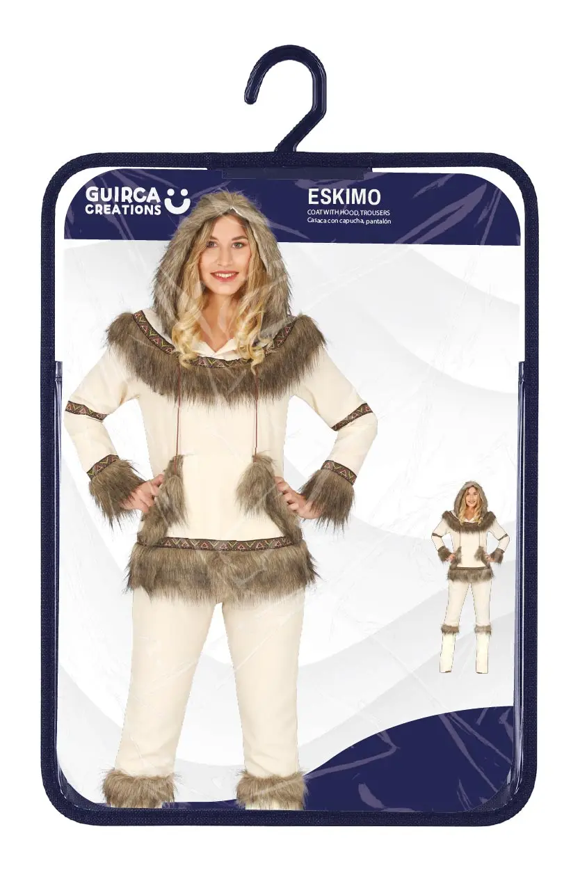 Hvid inuit – kostume til damer