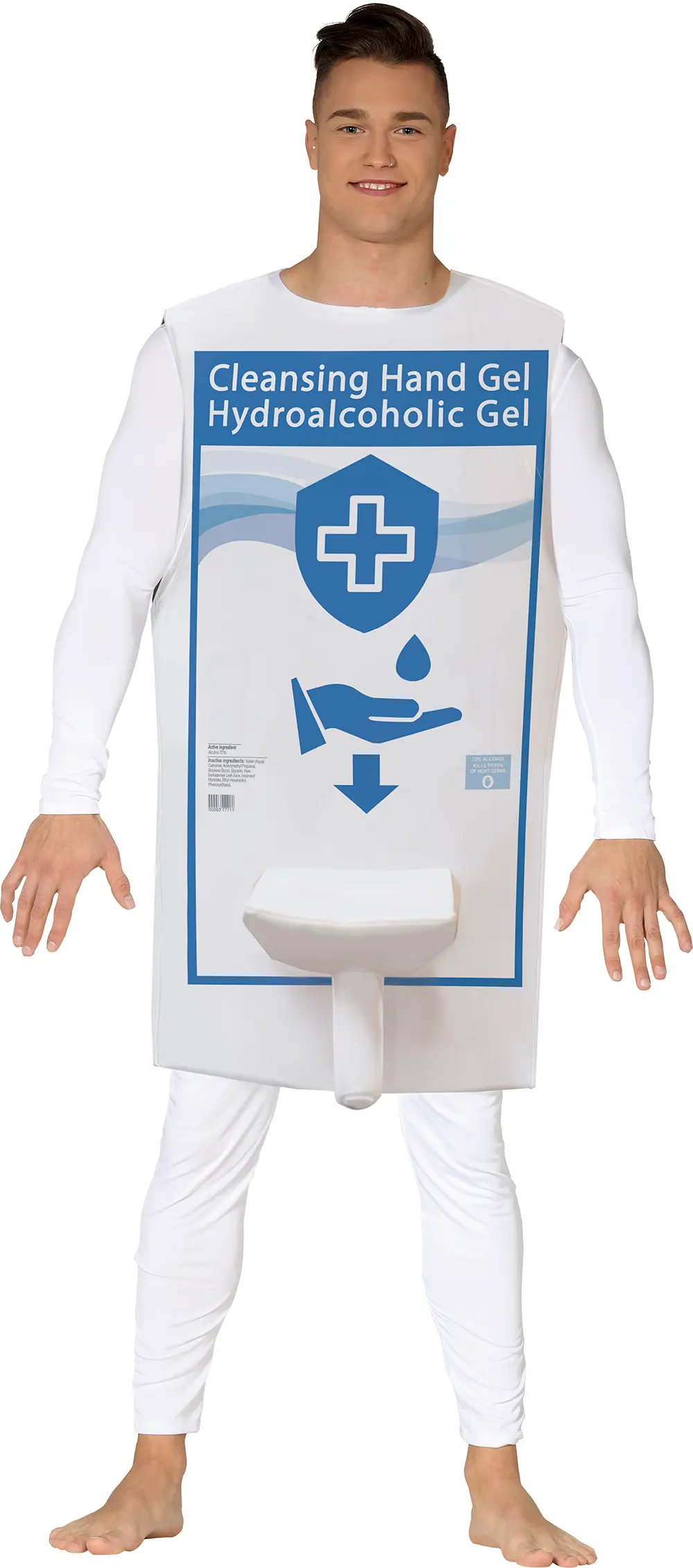 Håndspritdispenser – kostume til herrer