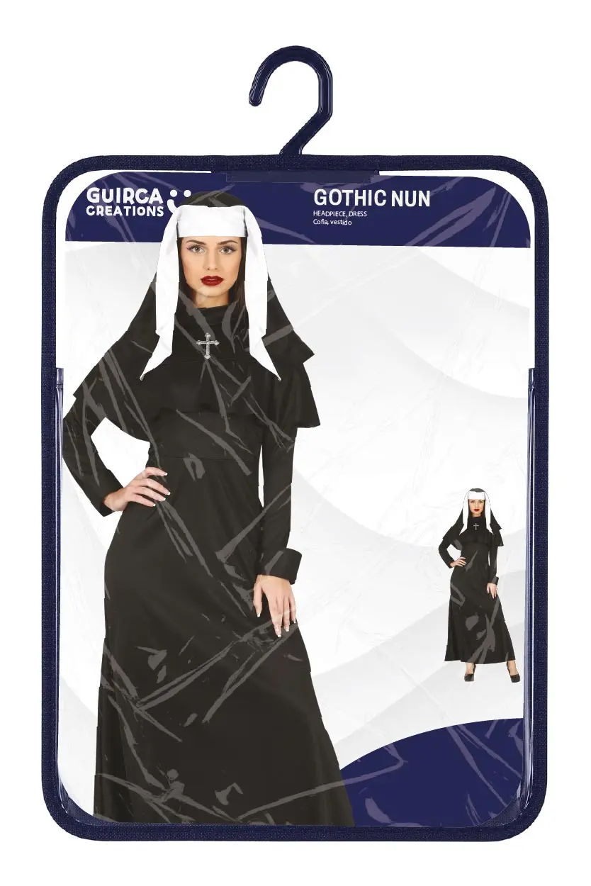Gotisk nonne – kostume til damer
