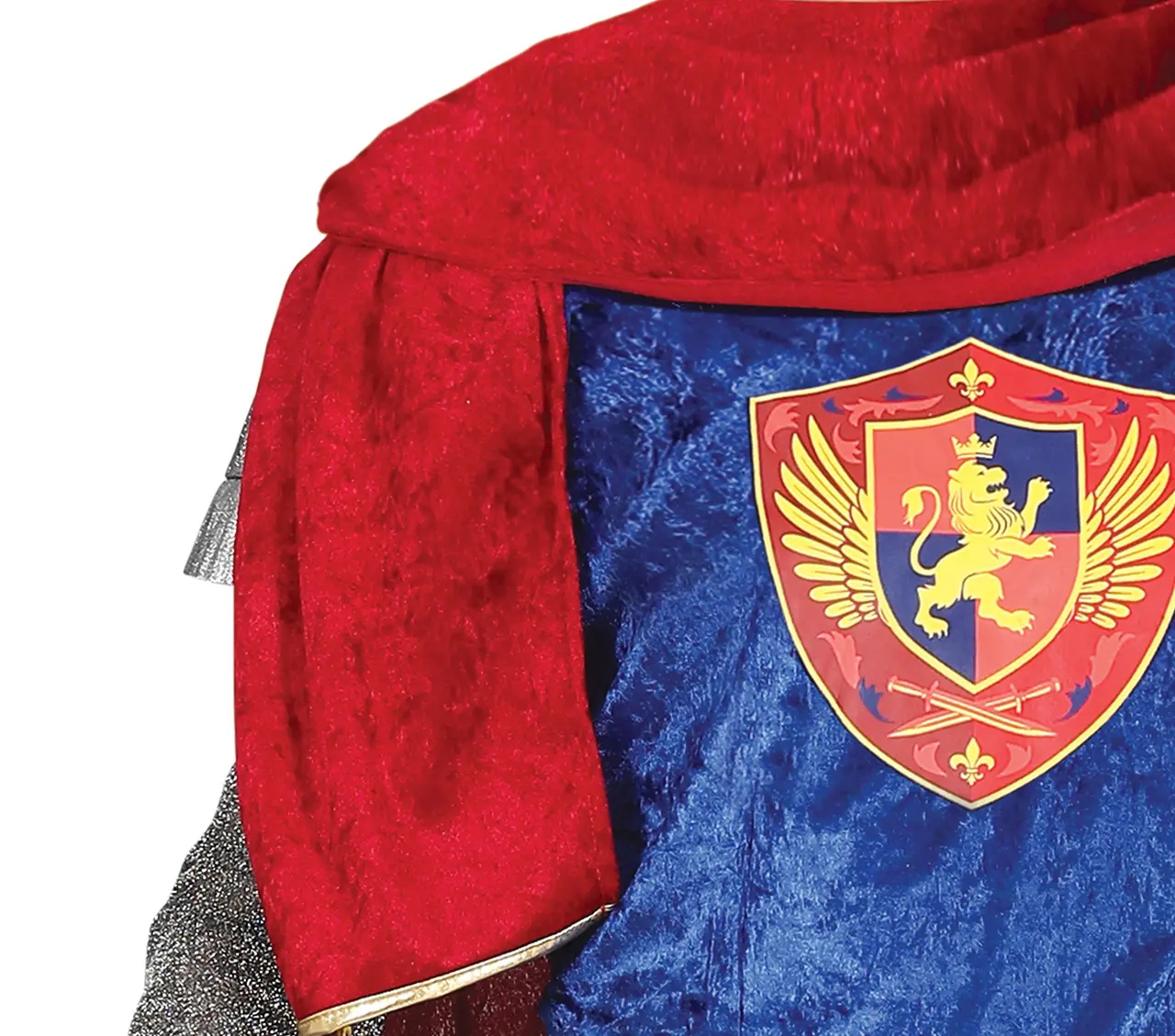 Konge – kostume til herrer, blå, rød og bordeaux