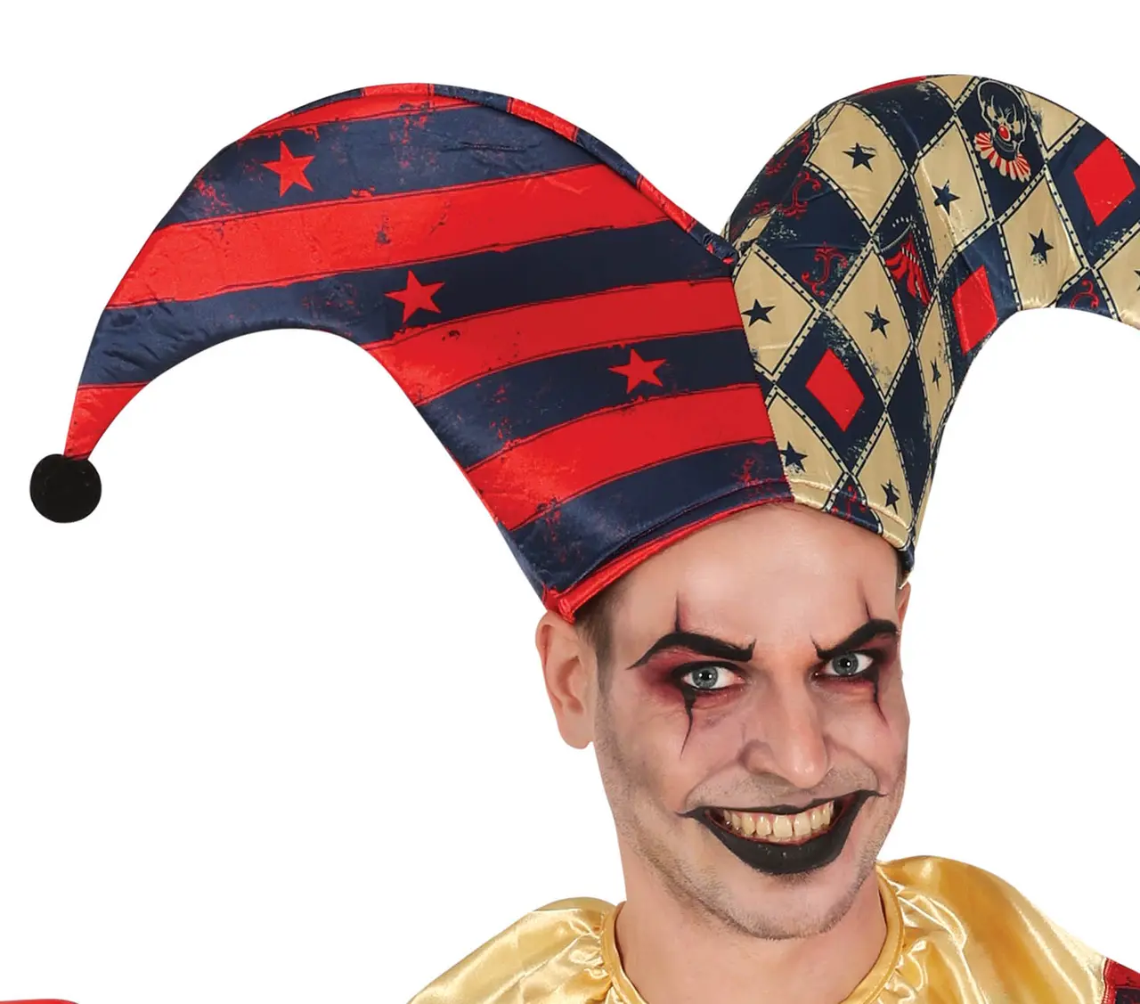 Harlekin med ruder – kostume til herrer