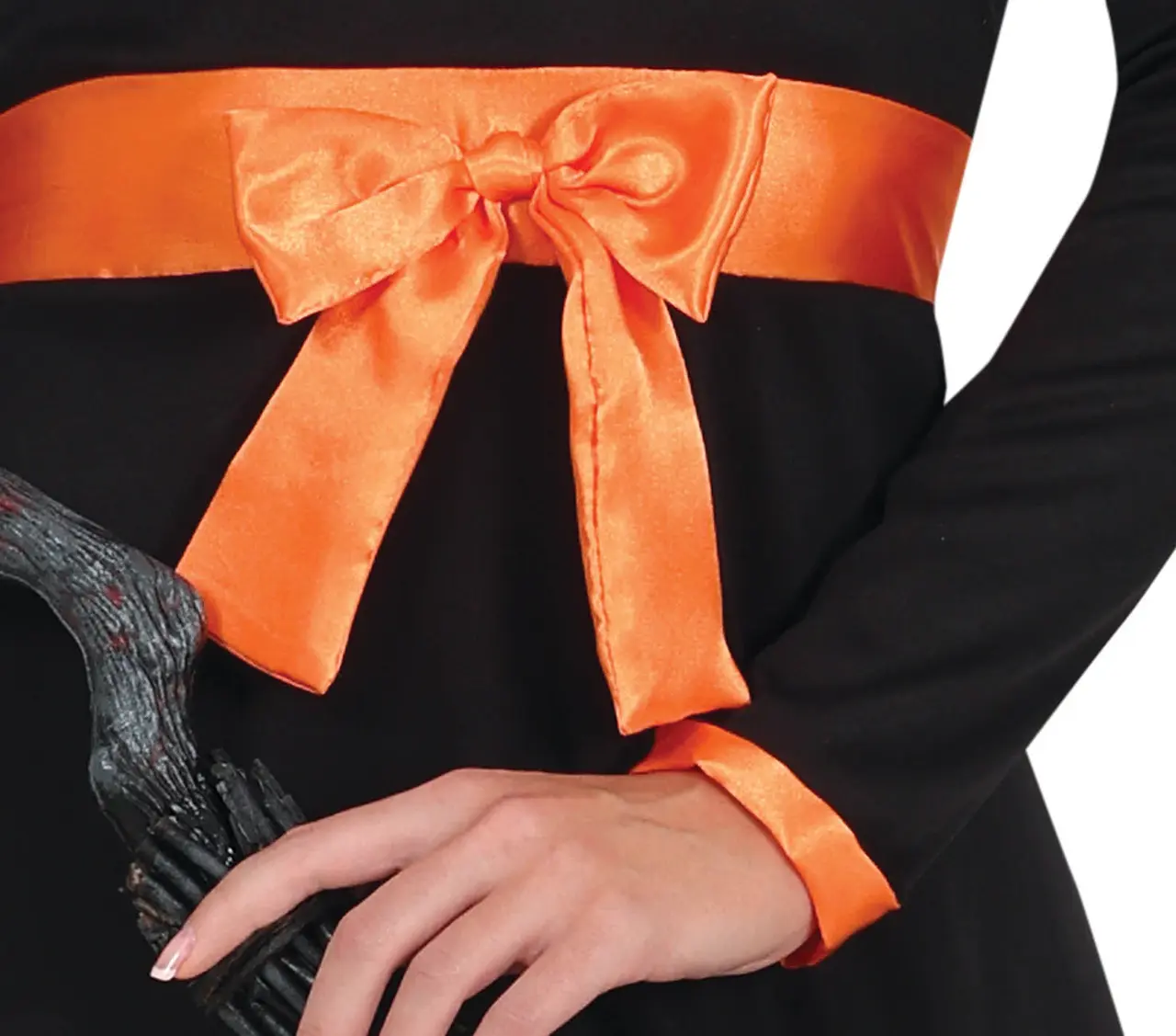Heks – kostume til damer, sort og orange