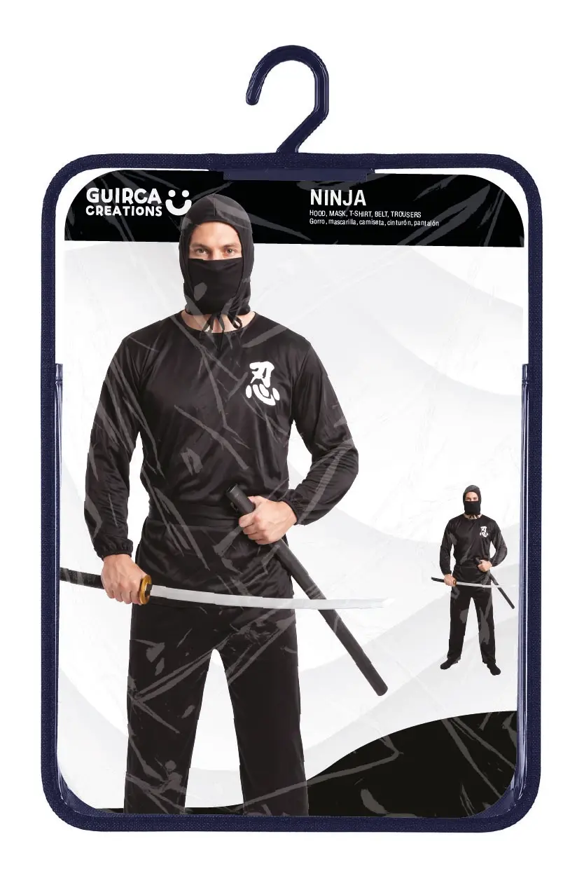 Ninja – kostume til herrer
