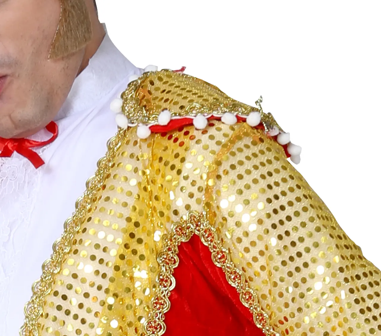 Tyrefægter – kostume til herrer, guld og rød
