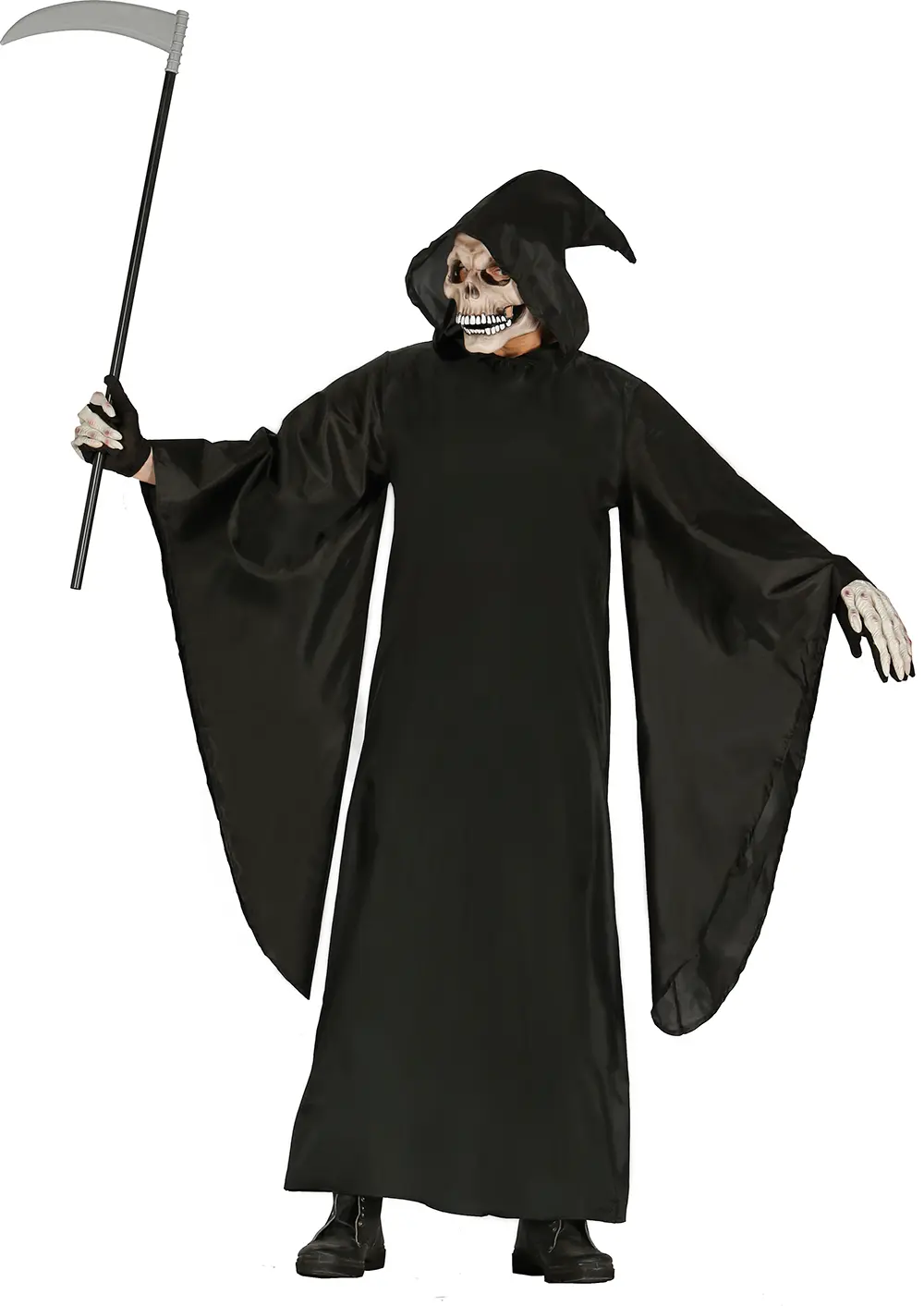 Døden – kostume til herrer, sort, model 80148