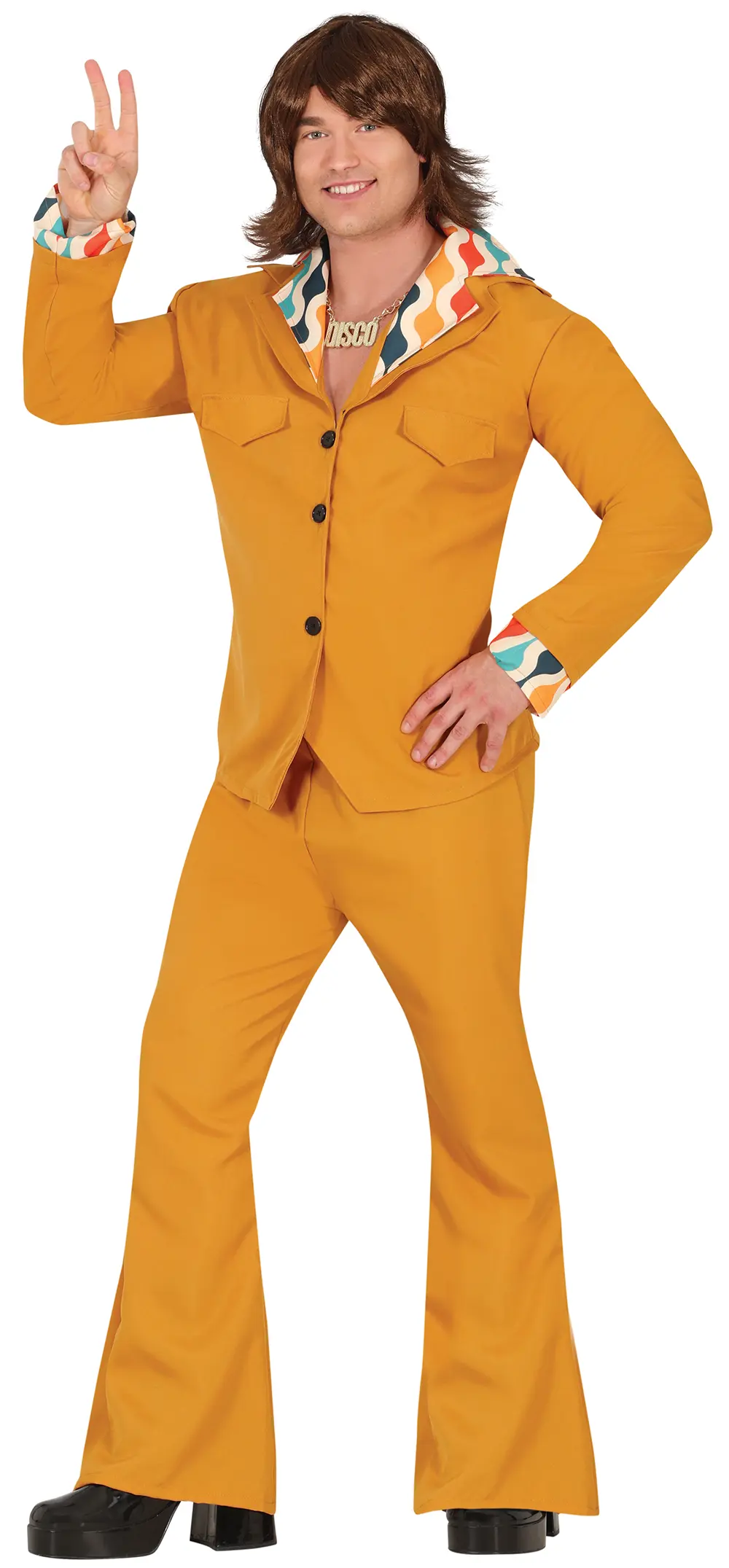 Orange 70'er – kostume til herrer