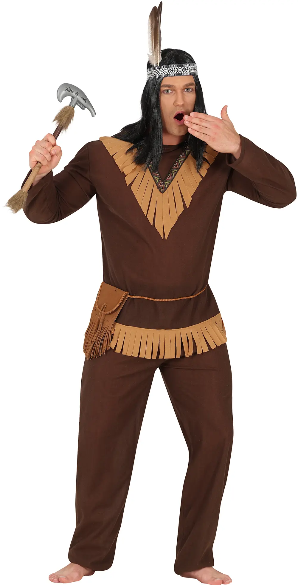 Indisk – kostume til herrer, brun, model 80172