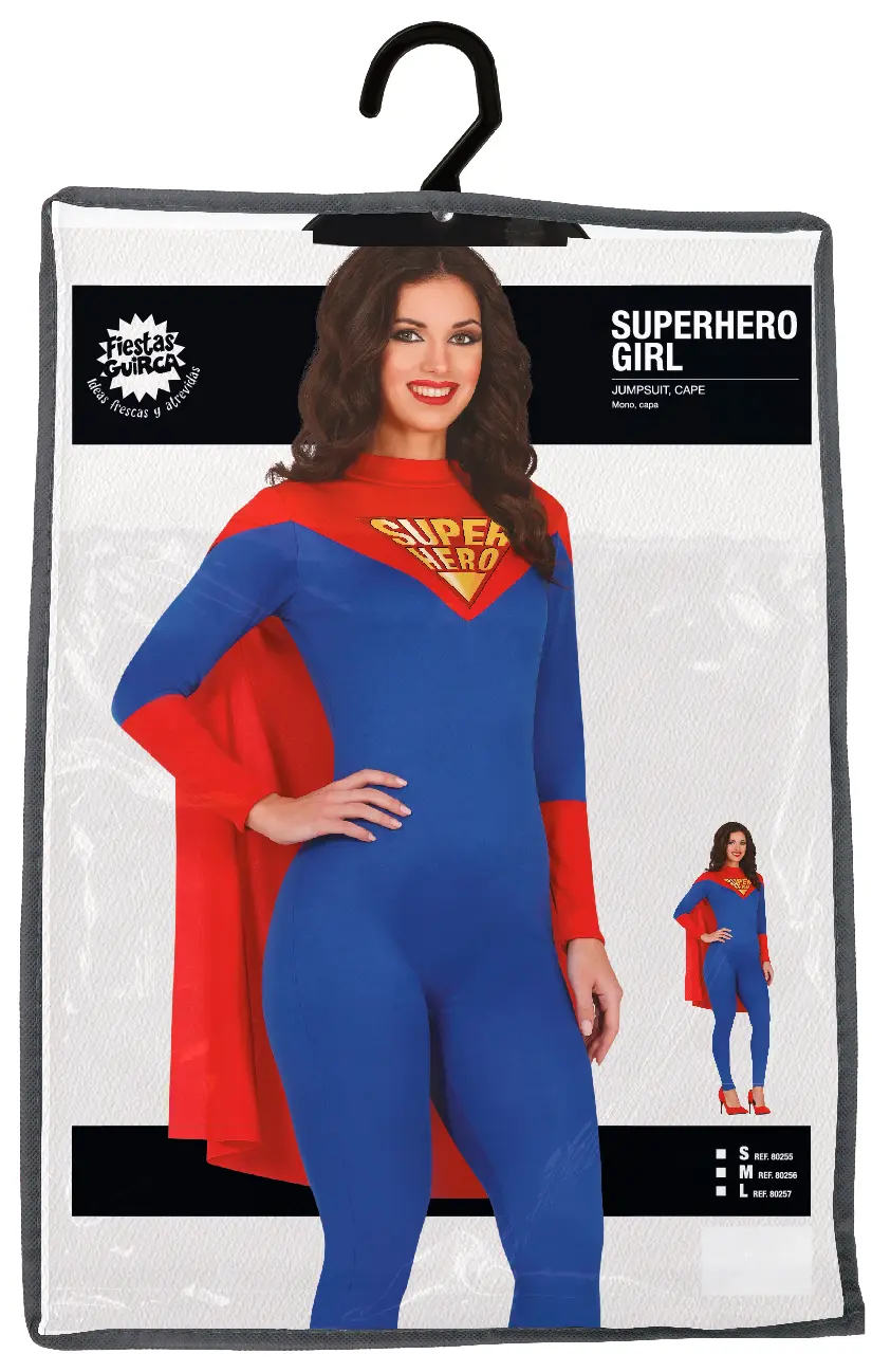Superpige – kostume til damer
