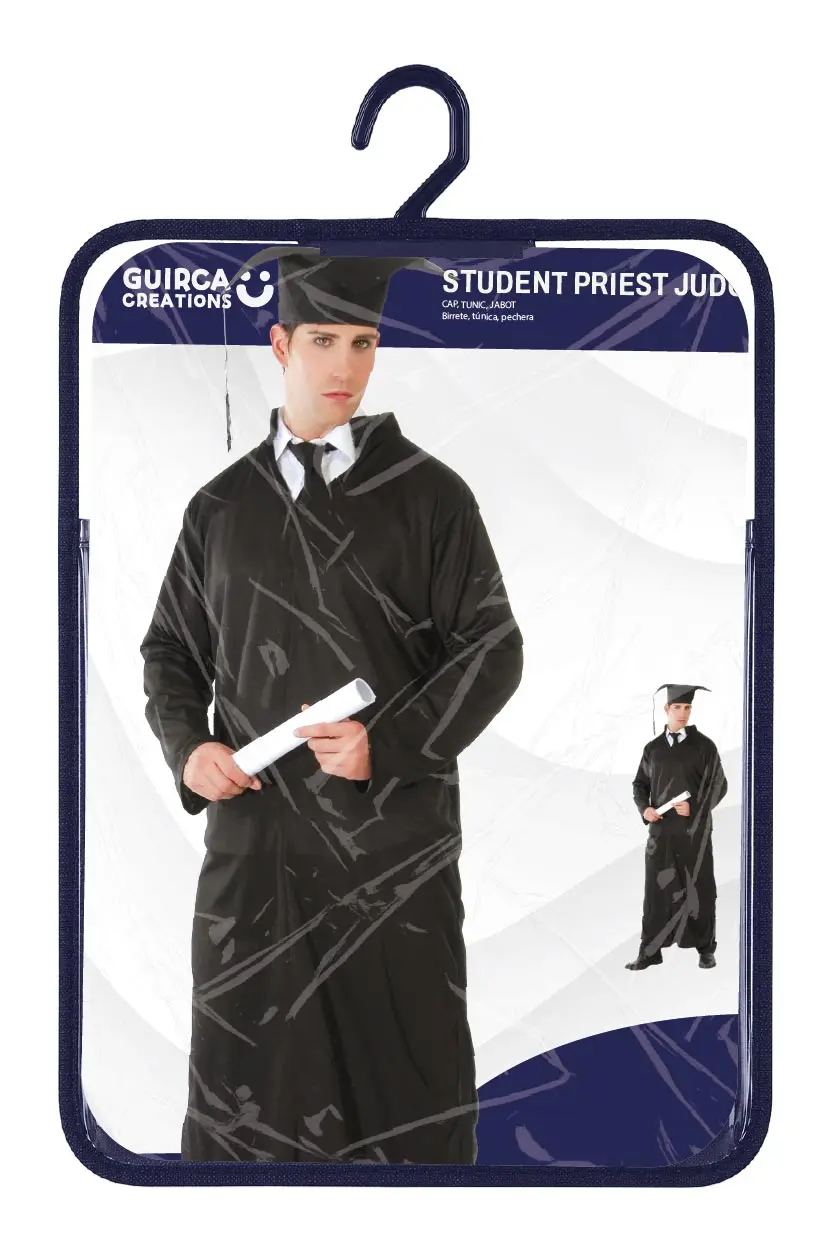 Student/præst/dommer – kostume til herrer