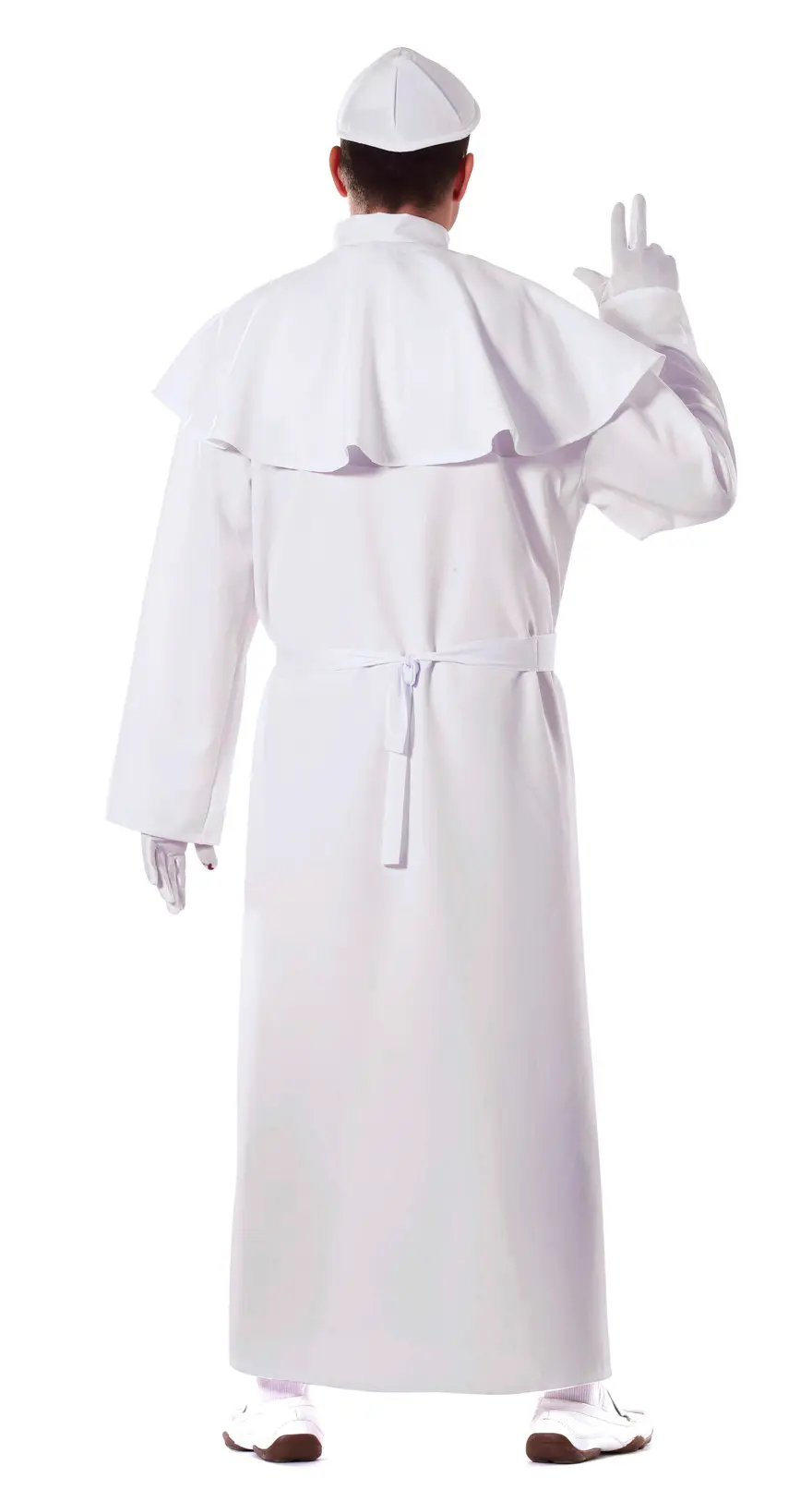 Pave – kostume til herrer, hvid