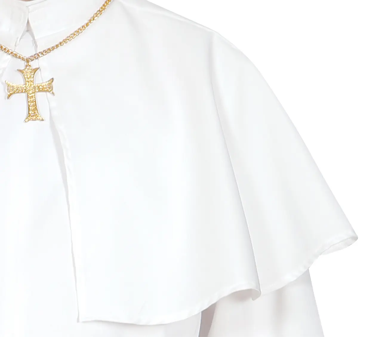 Pave – kostume til herrer, hvid