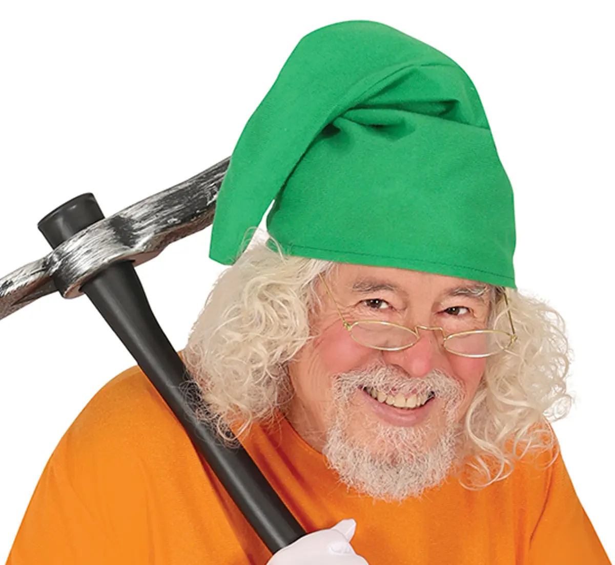Dværg – kostume til herrer, orange og blå