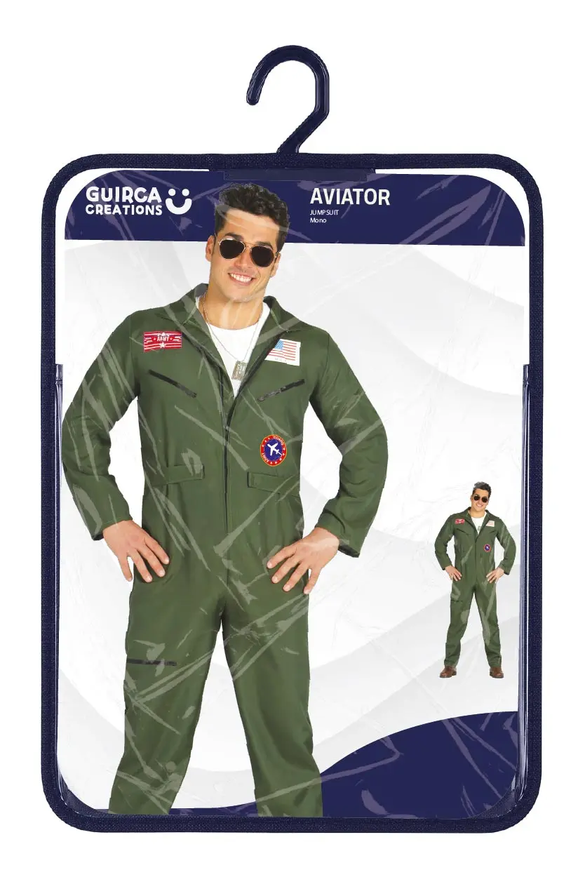 Kampflypilot – kostume til herrer